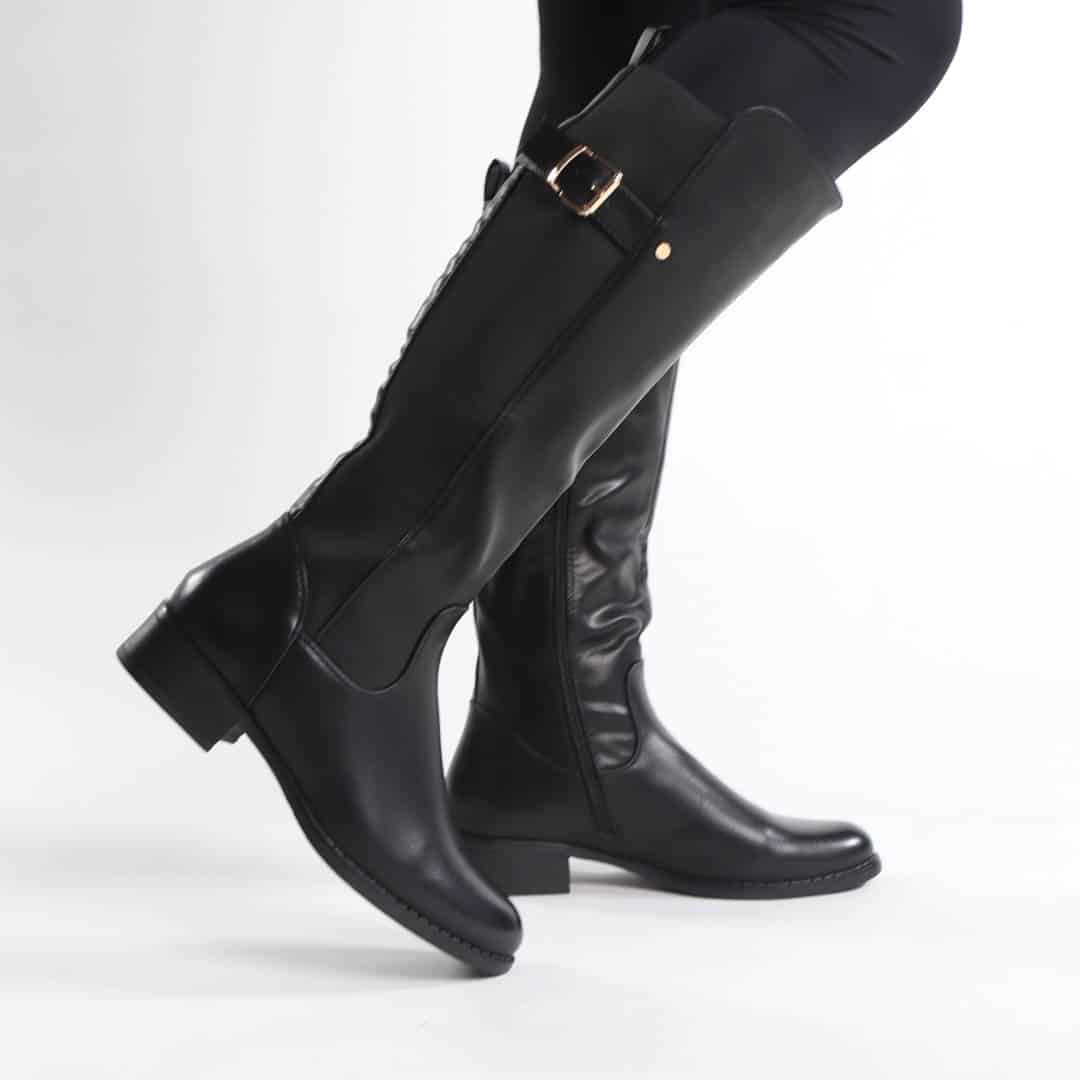 NOHA – Bottes Femmes en Noir.