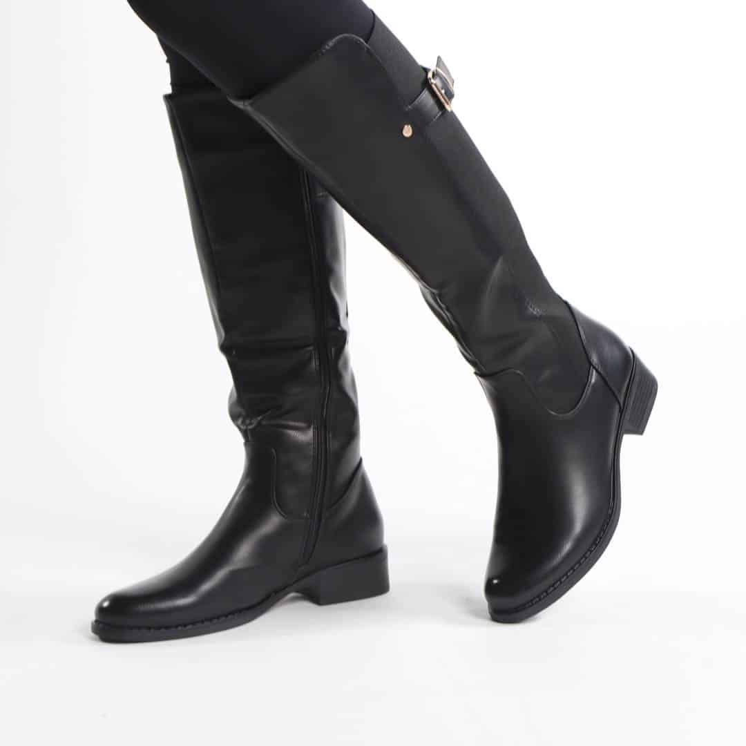 NOHA – Bottes Femmes en Noir.
