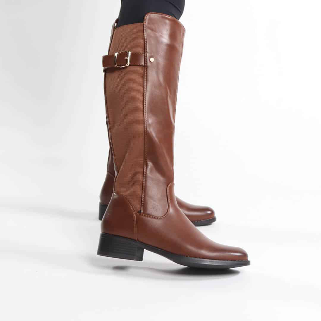 NOHA – Bottes Femmes en Tabac.