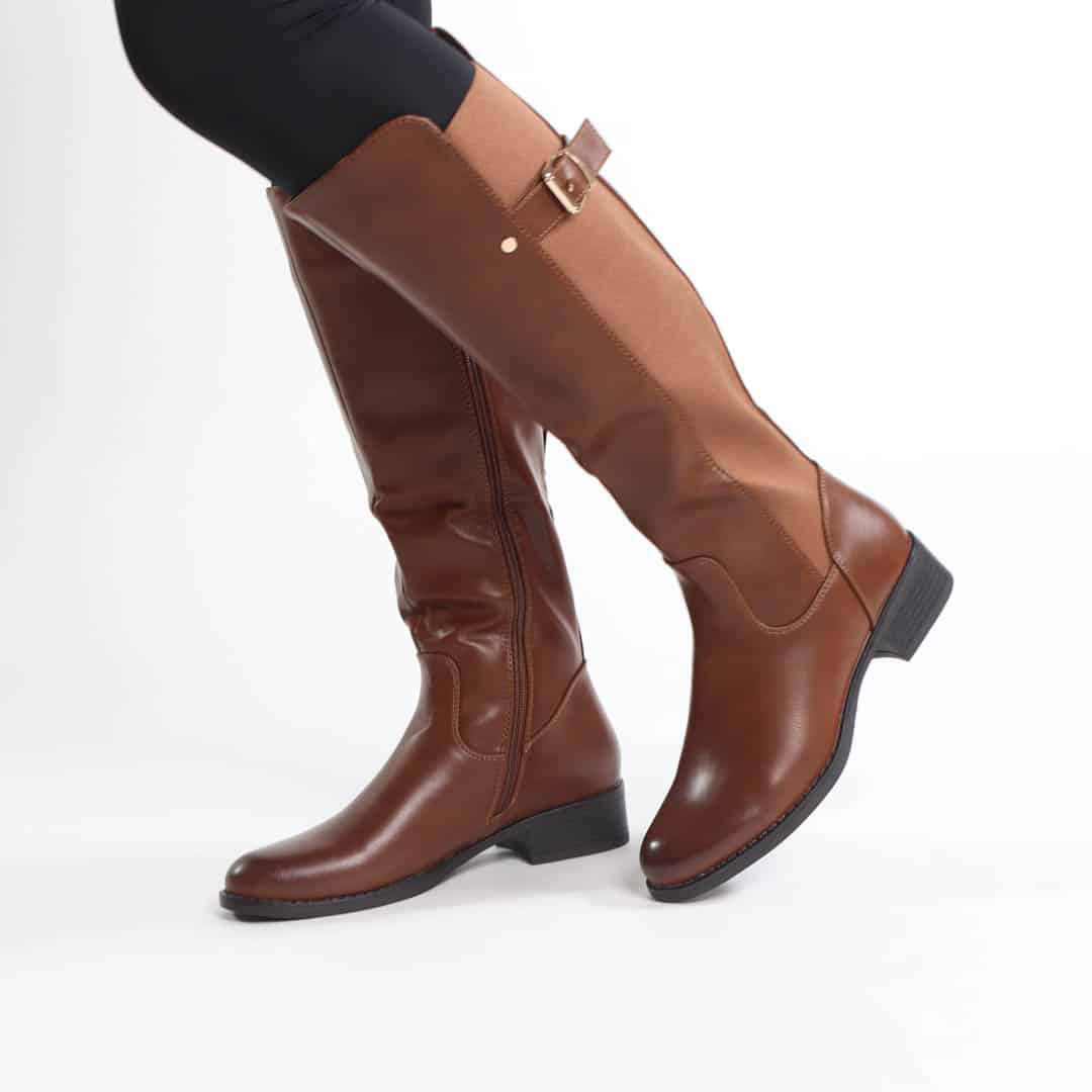 NOHA – Bottes Femmes en Tabac.