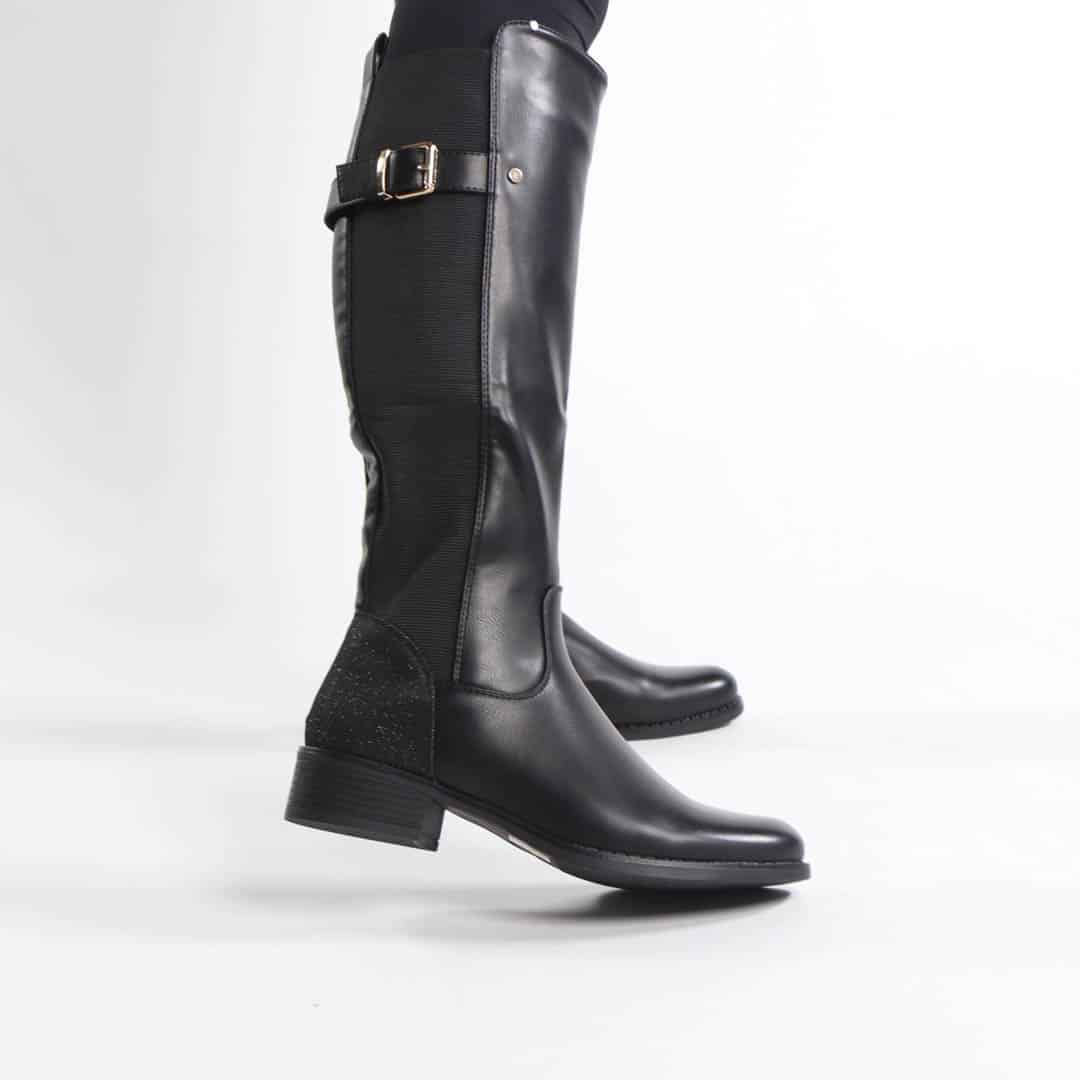 NOHA – Bottes Femmes en Noir.
