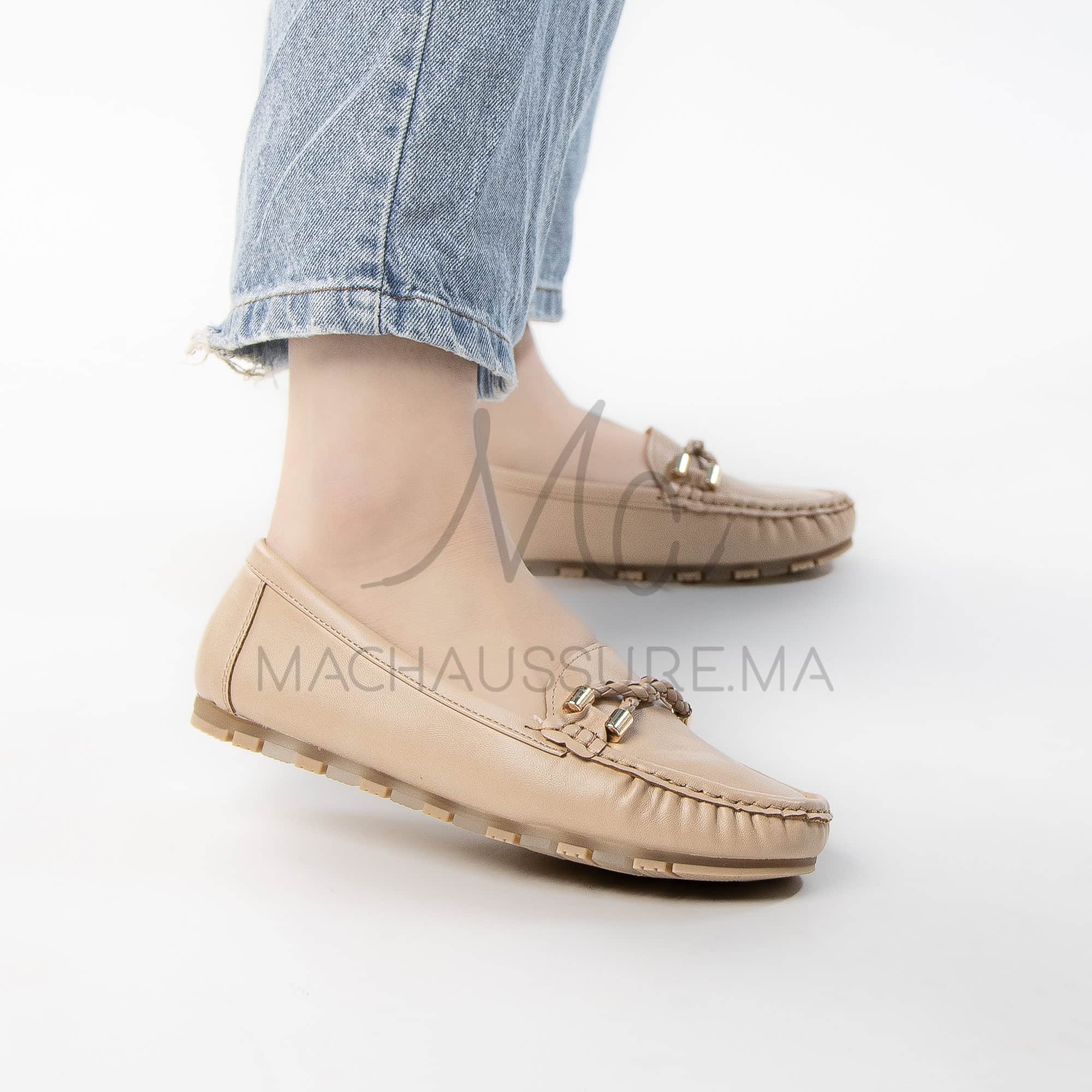 Firenze – Mocassins Femmes en Kaki.