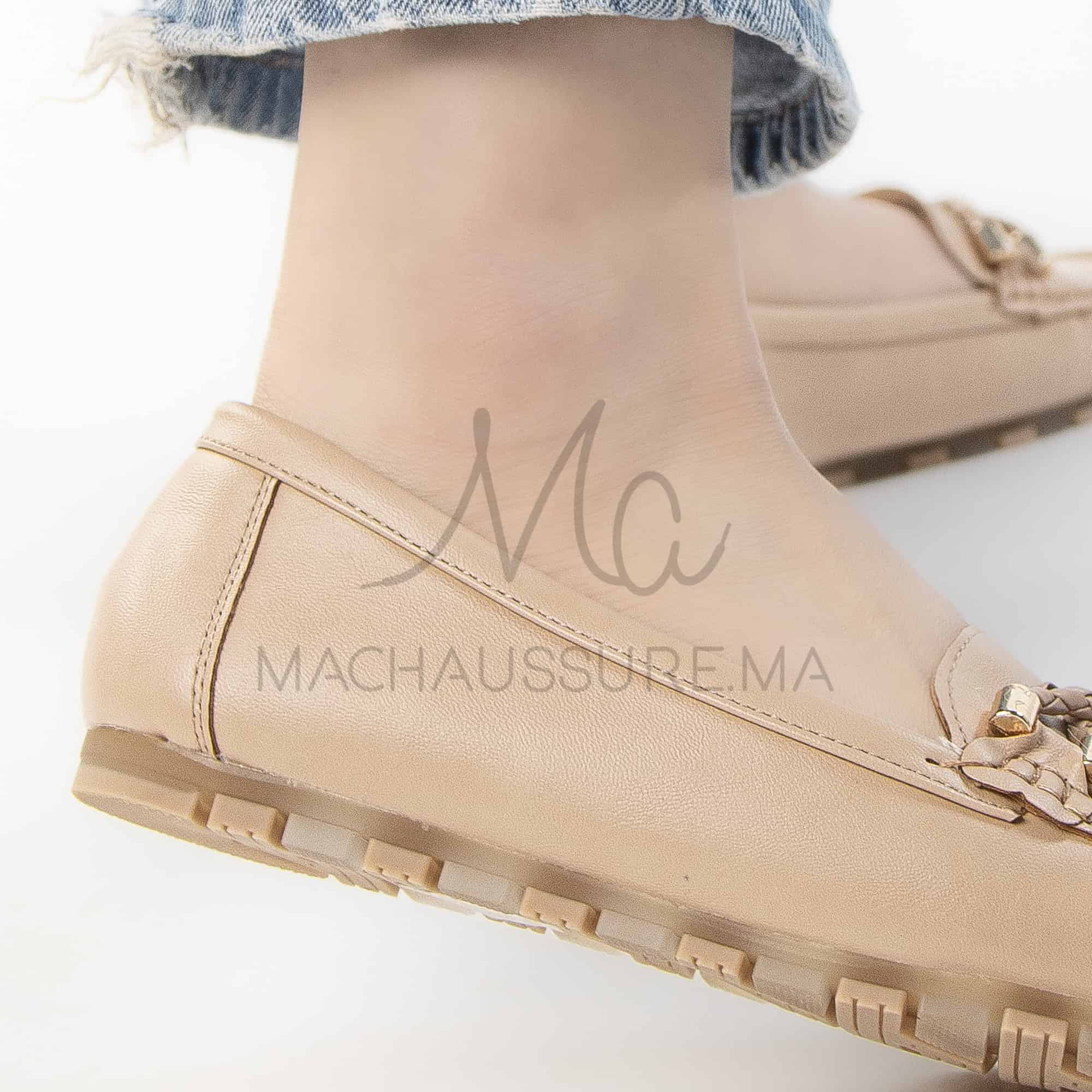 Firenze – Mocassins Femmes en Kaki.
