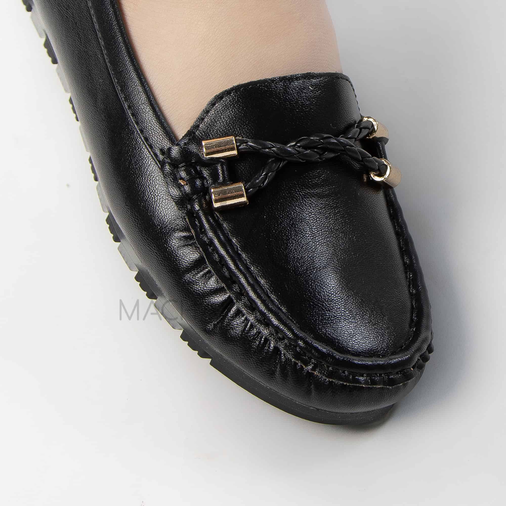 Firenze – Mocassins Femmes en Noir.
