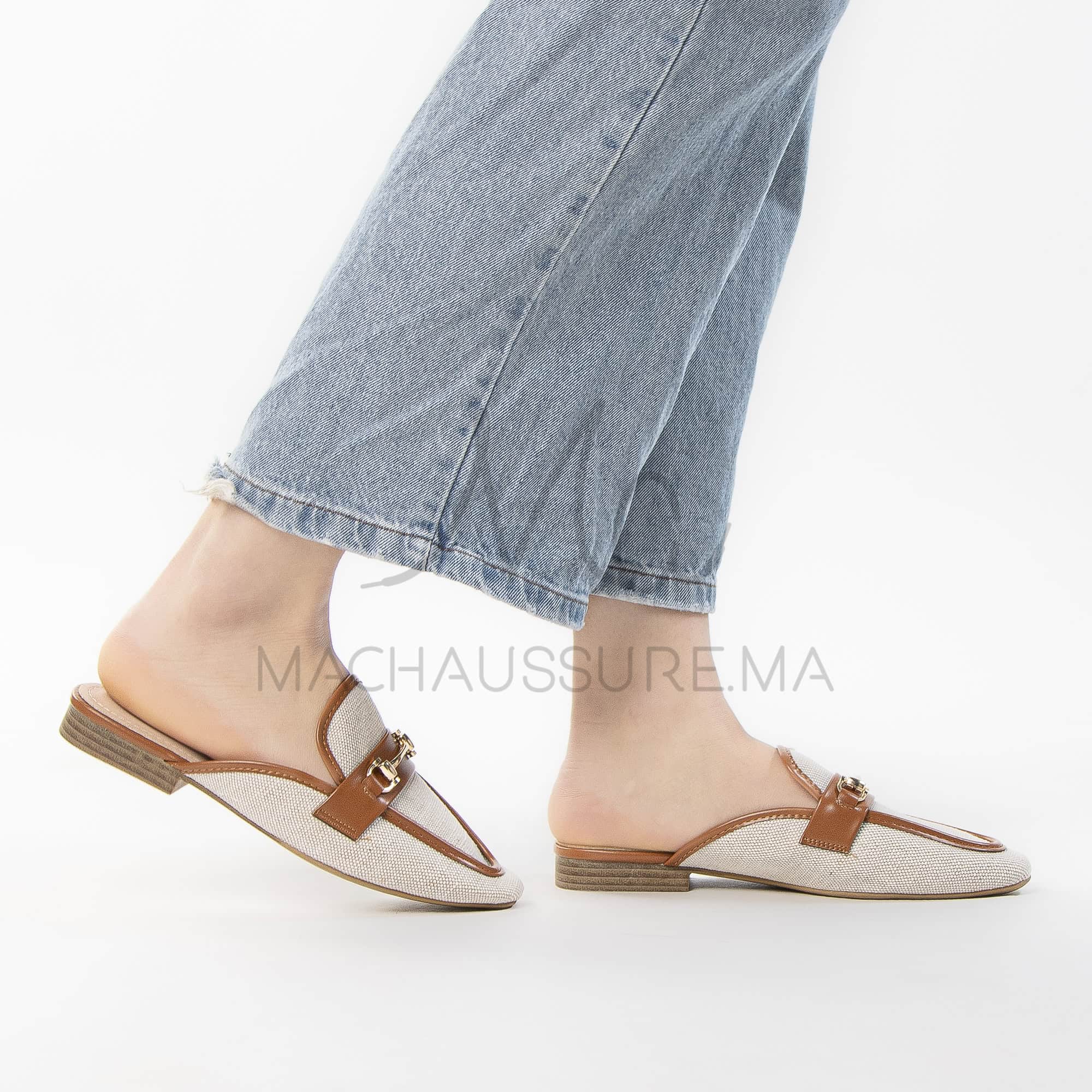 Flamme – Mules Femmes en Tabac.
