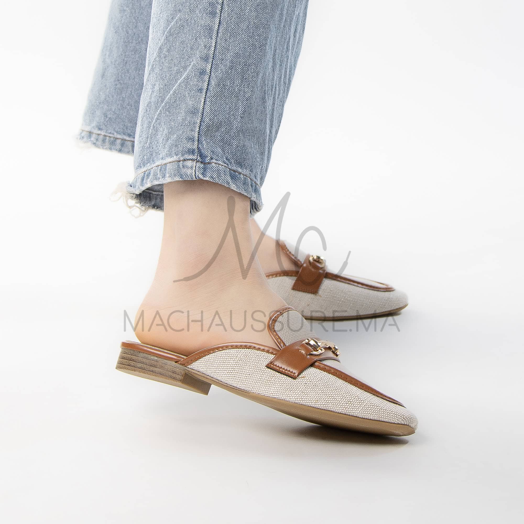 Flamme – Mules Femmes en Tabac.