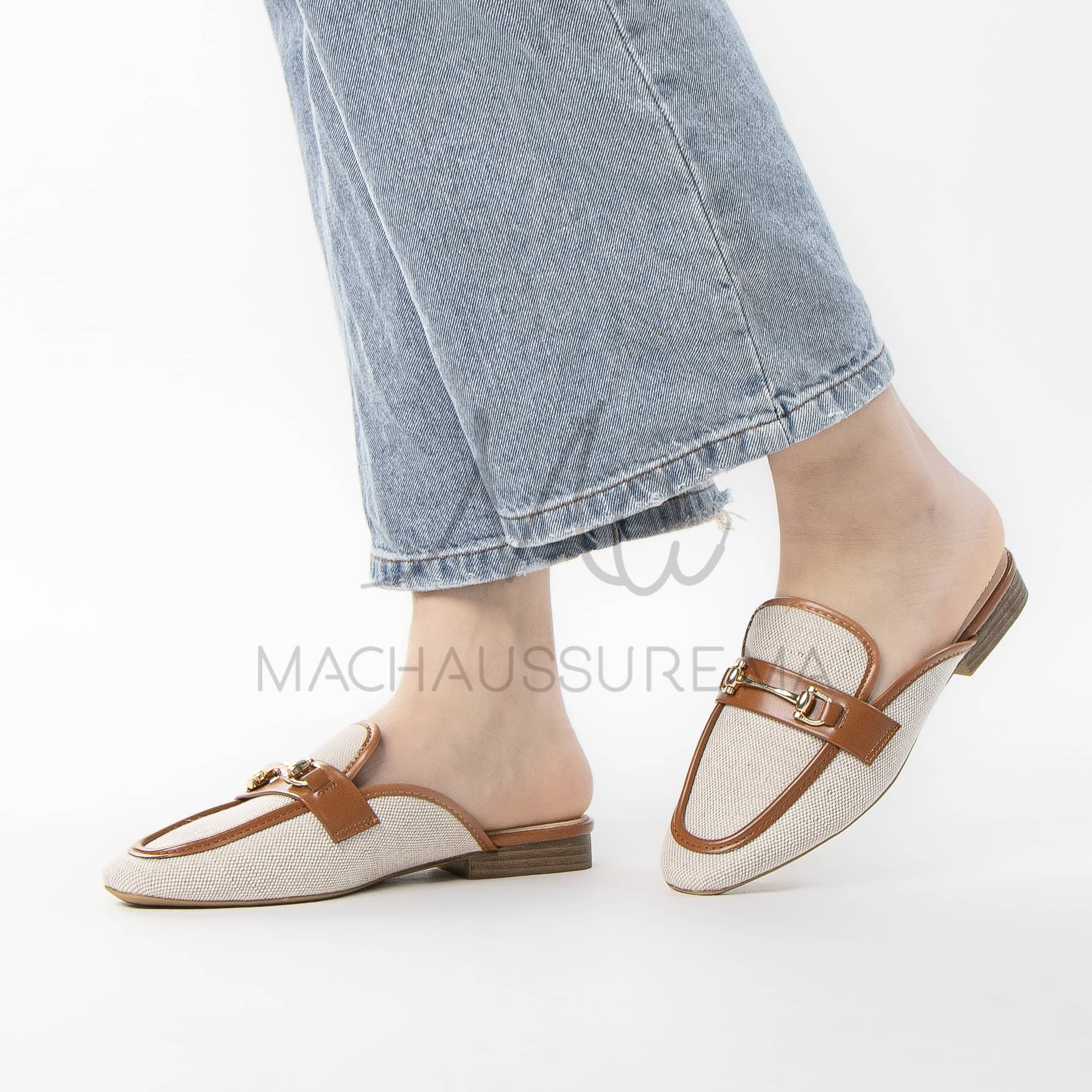 Flamme – Mules Femmes en Tabac.