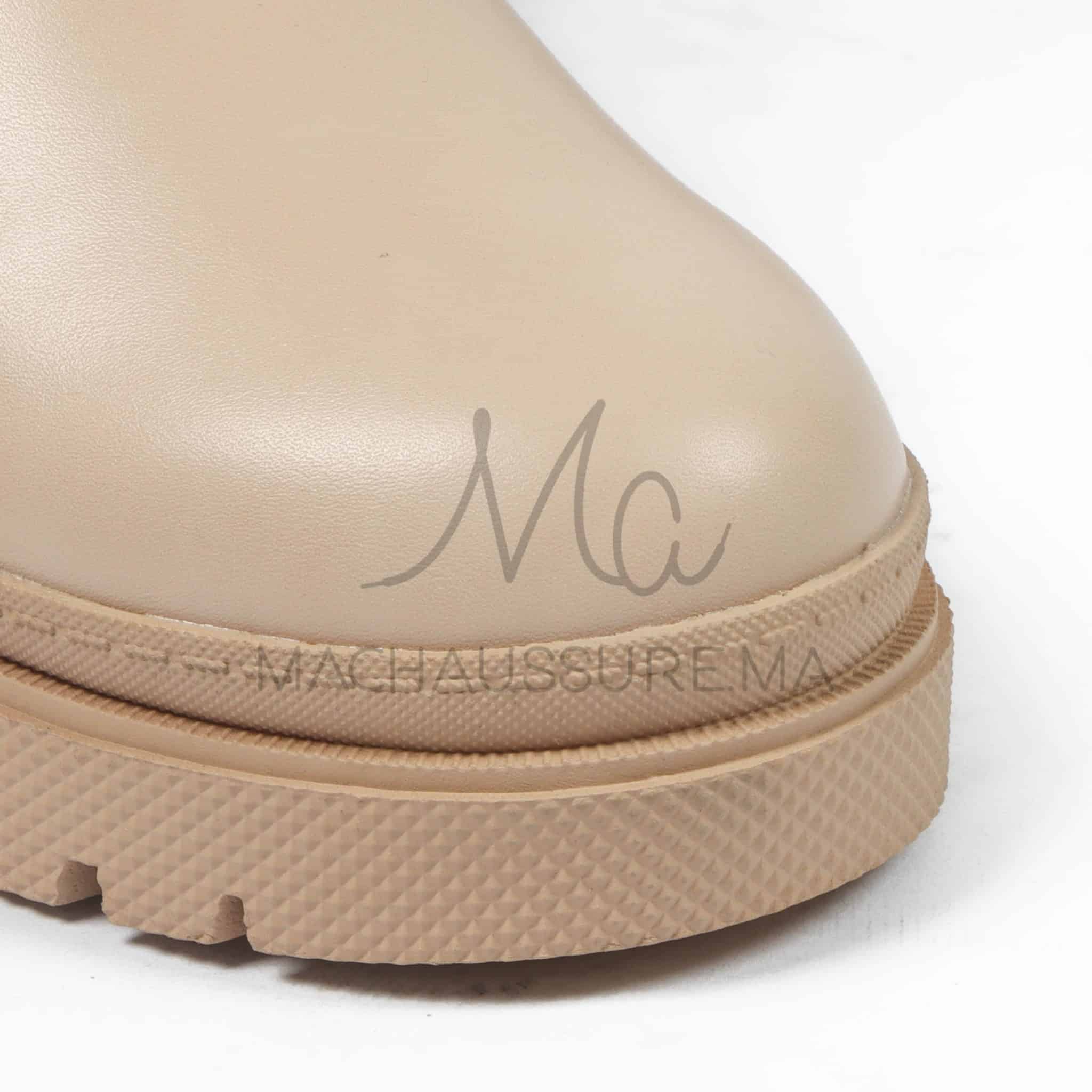 Automne – Bottines femmes en Beige.