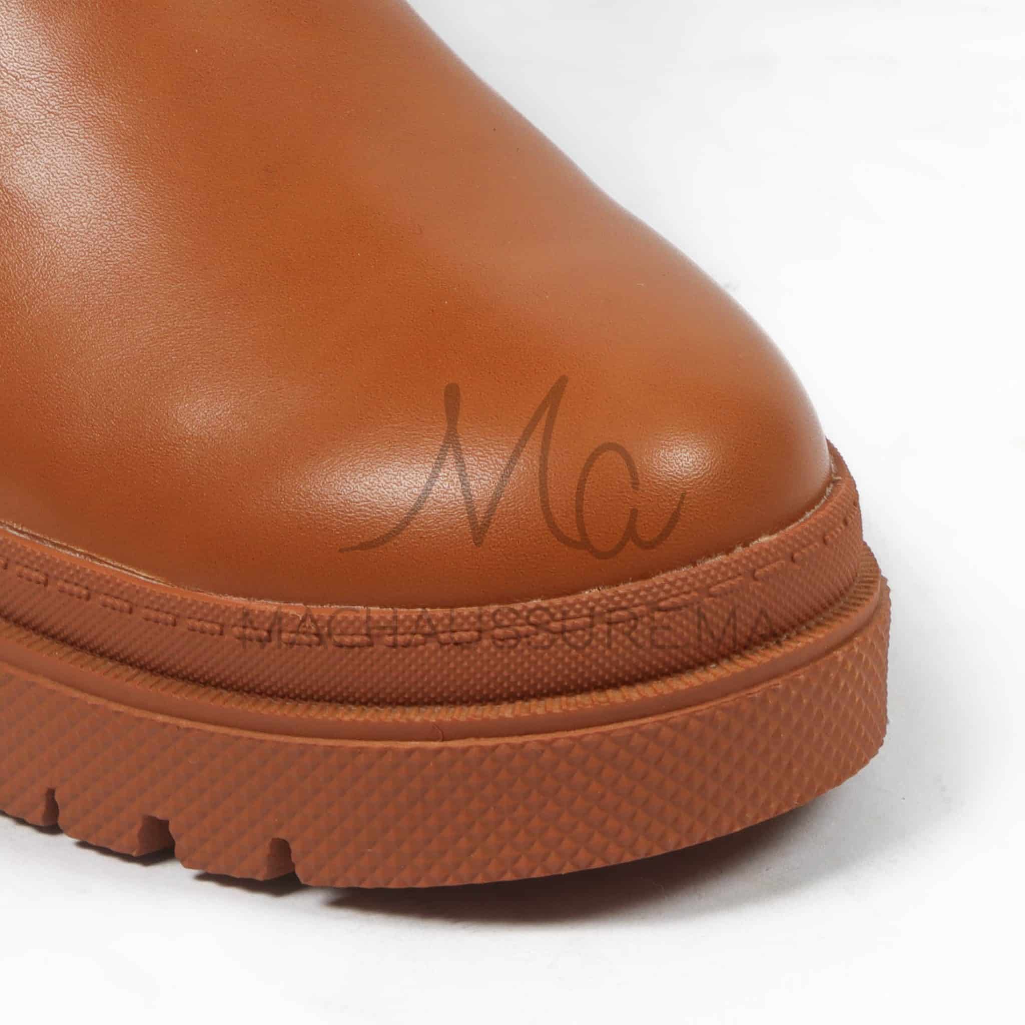 Automne – Bottines femmes en Tabac.