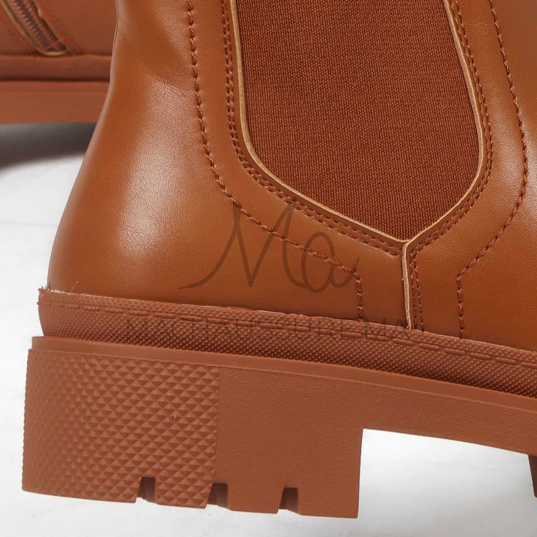 Automne – Bottines femmes en Tabac.