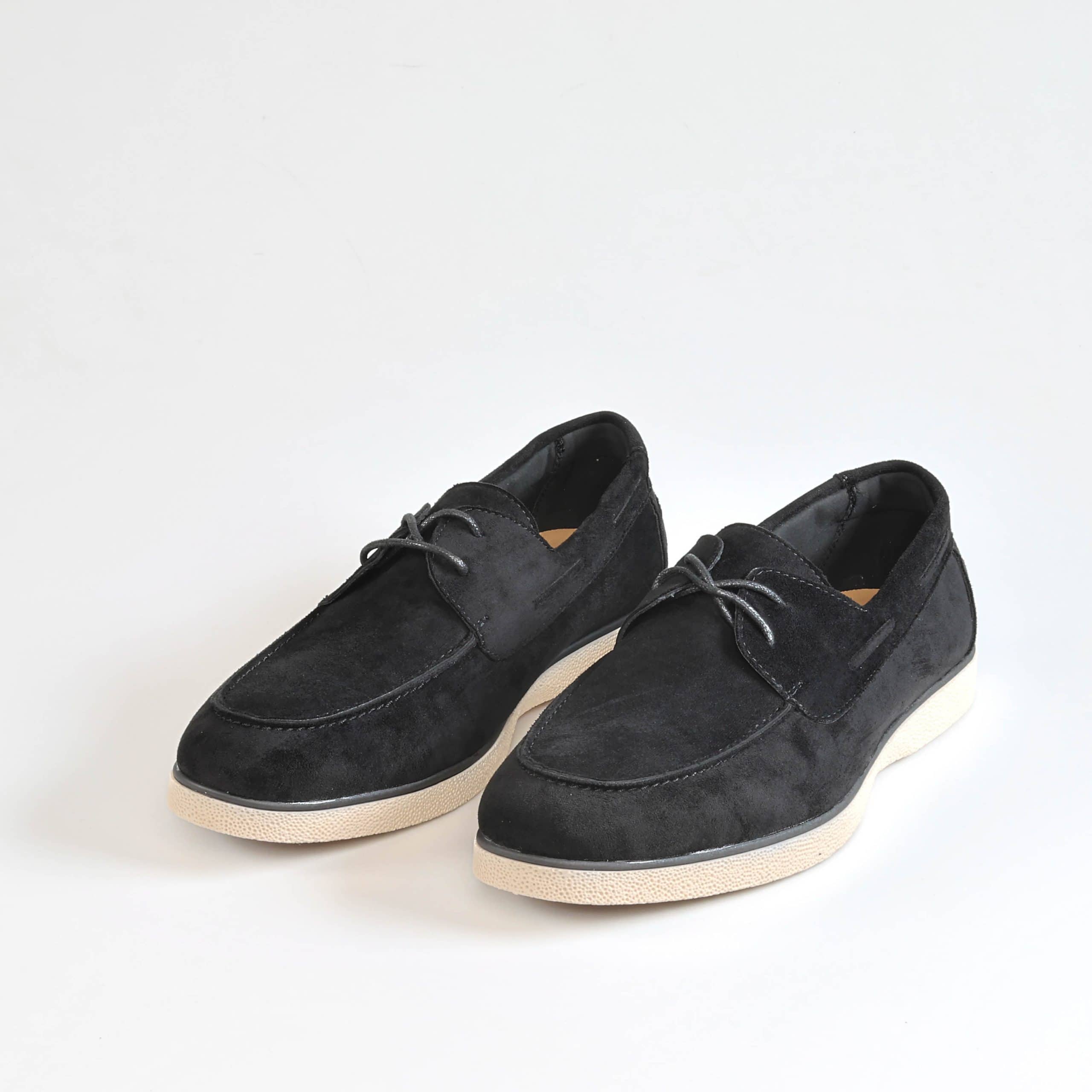 Ernesto – Mocassins Hommes en Noir.