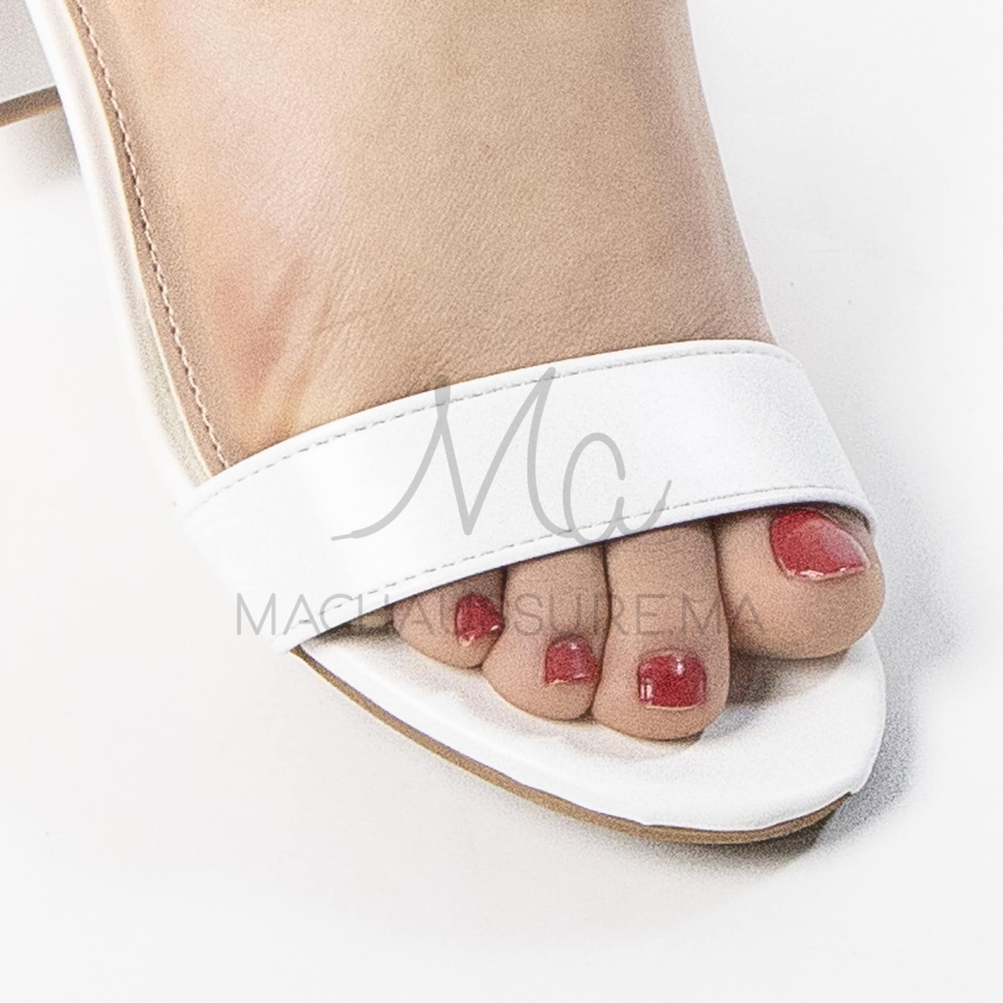 Altura – Sandales Soirée en Blanc.