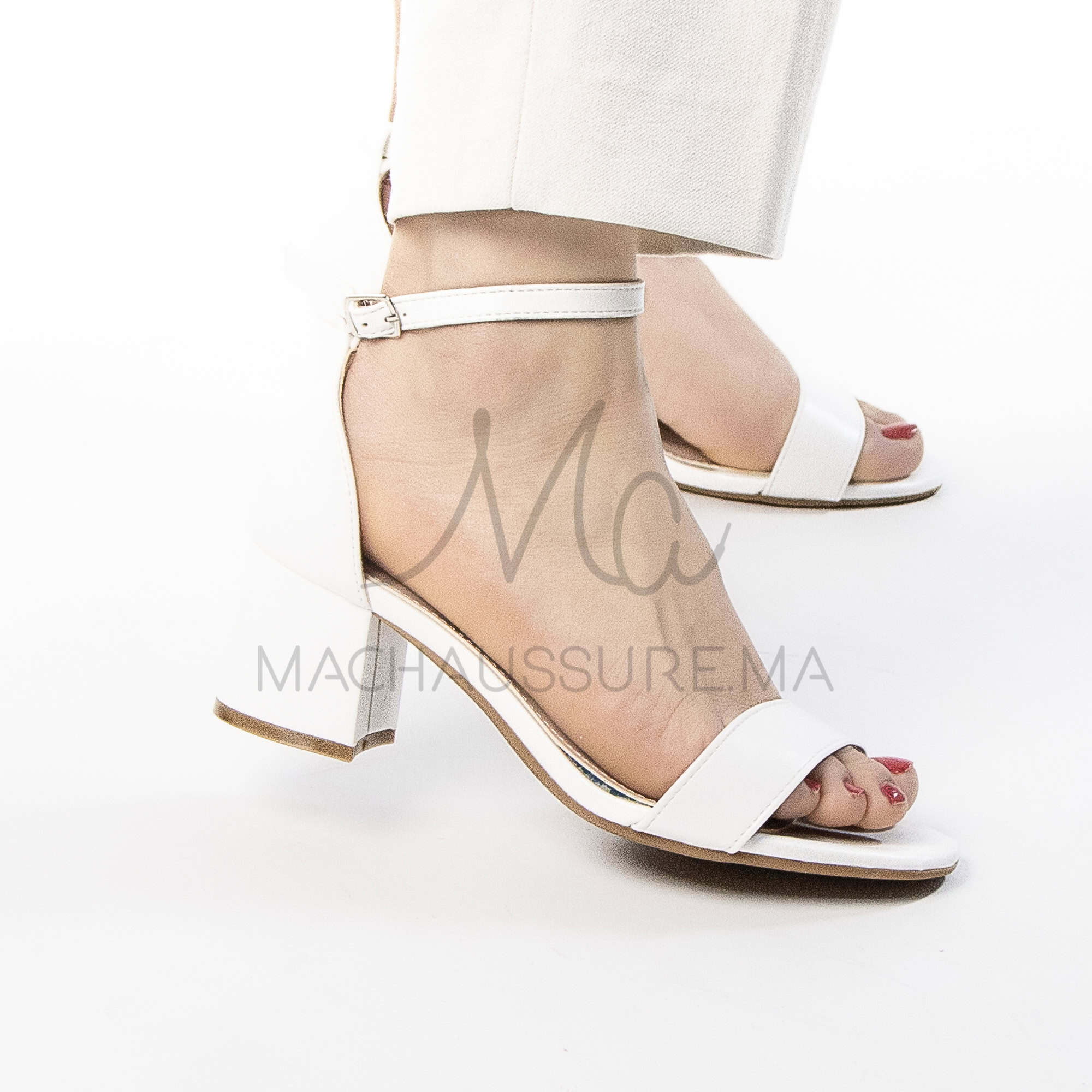 Altura – Sandales Soirée en Blanc.