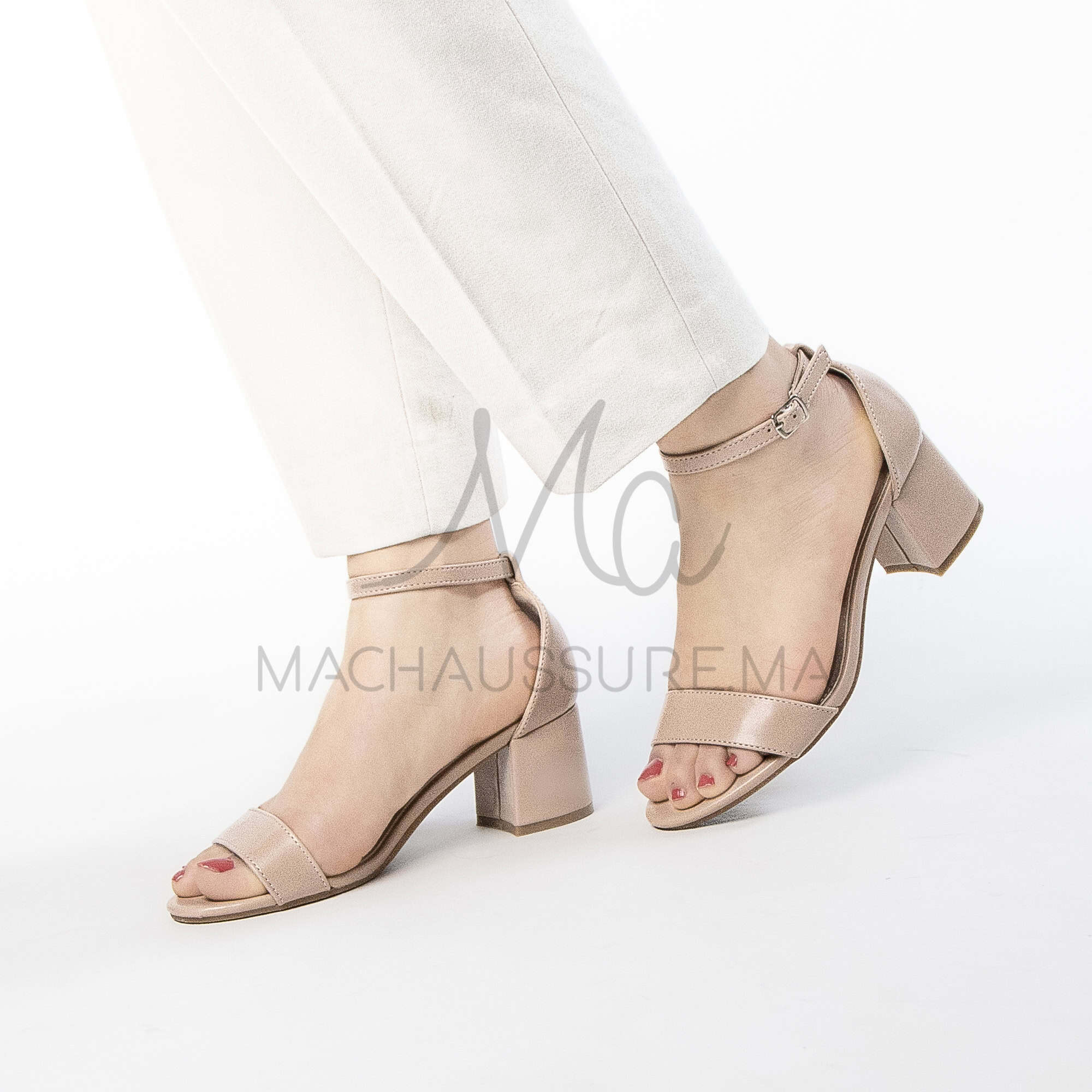 Altura – Sandales Soirée en Rose Bebe.