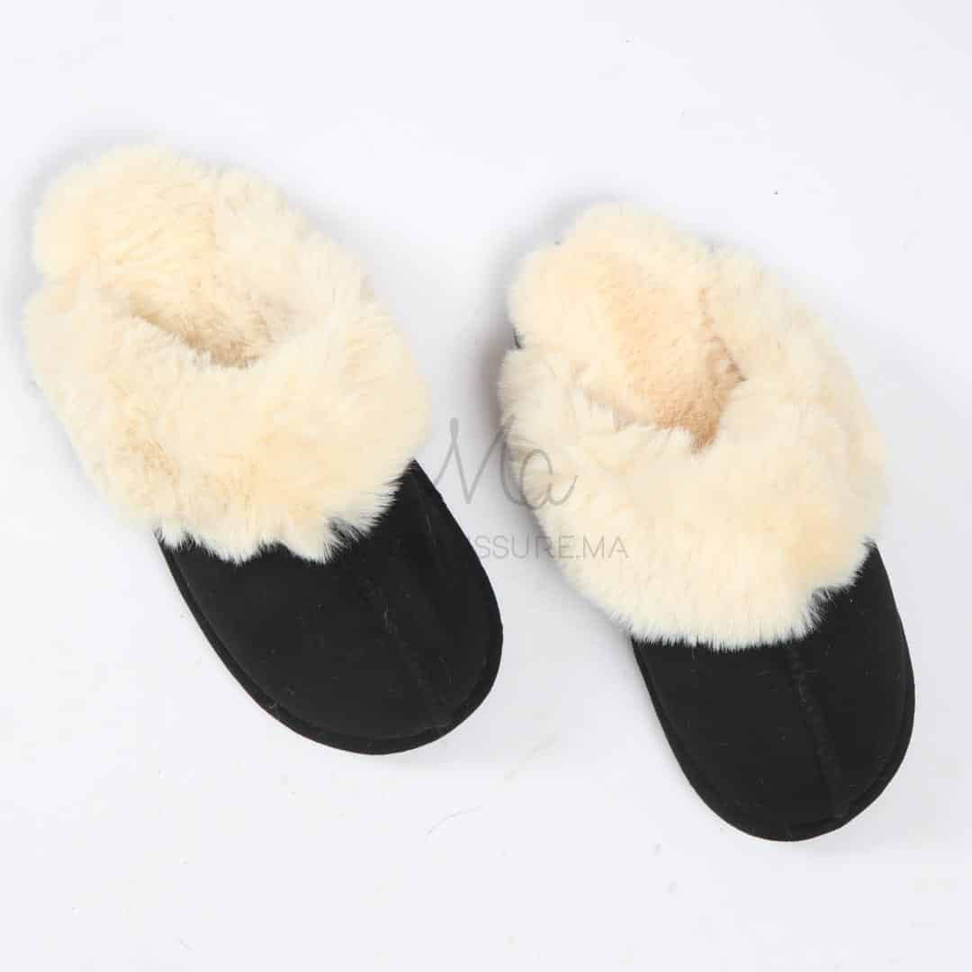 Jiraiya - pantoufle femme en Noir.