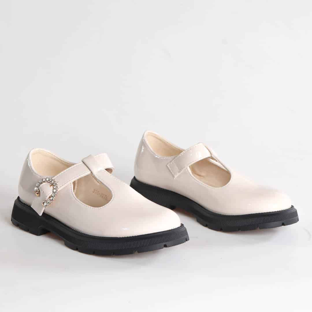 Sahar - Ballerines fille en Beige.
