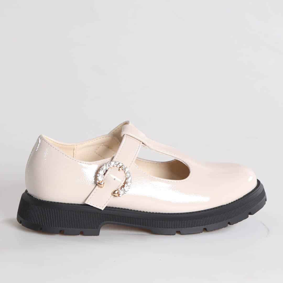Sahar - Ballerines fille en Beige.