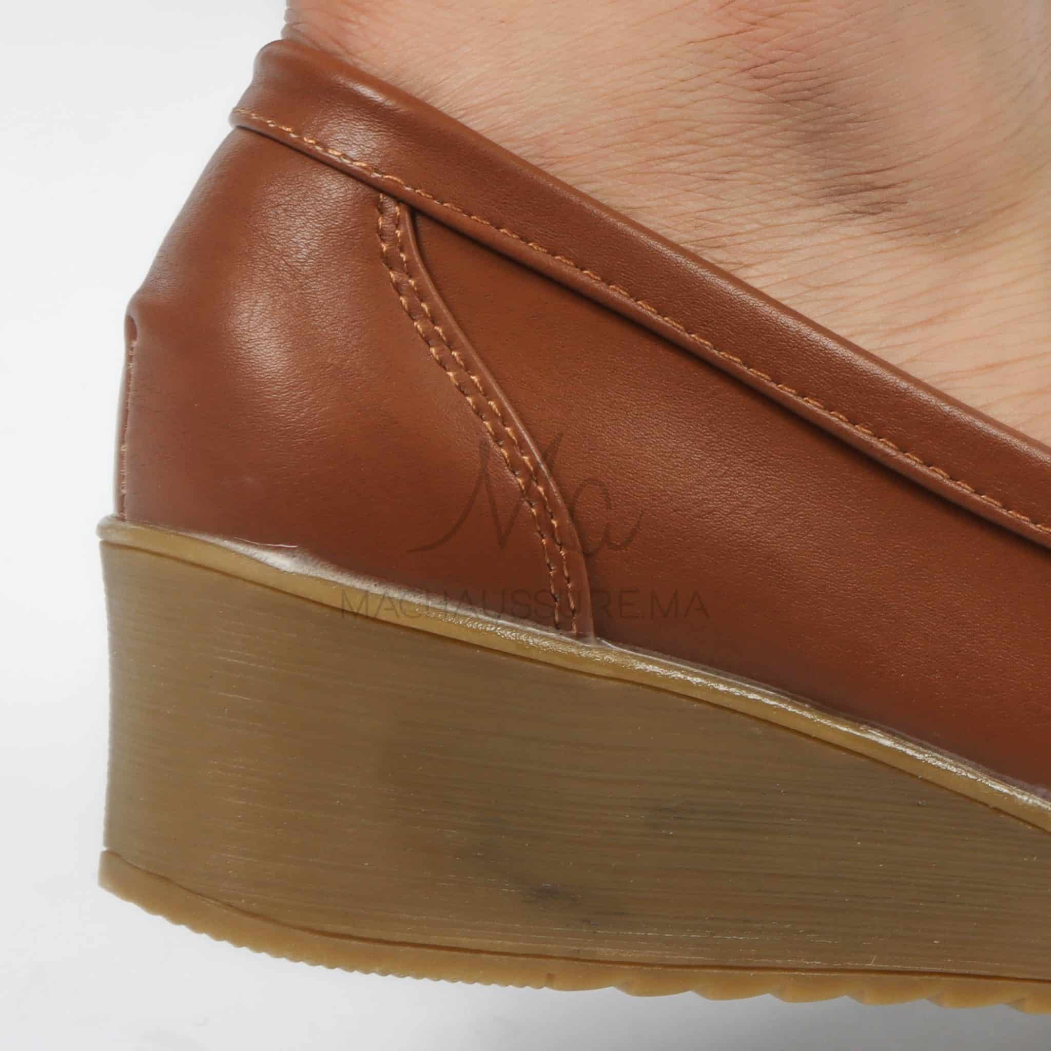 Seigneuresse – Mocasins Femmes en Tabac.