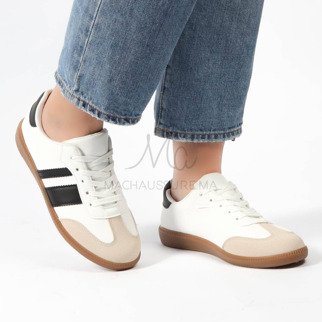 Fella – Baskets femmes en Blanc.