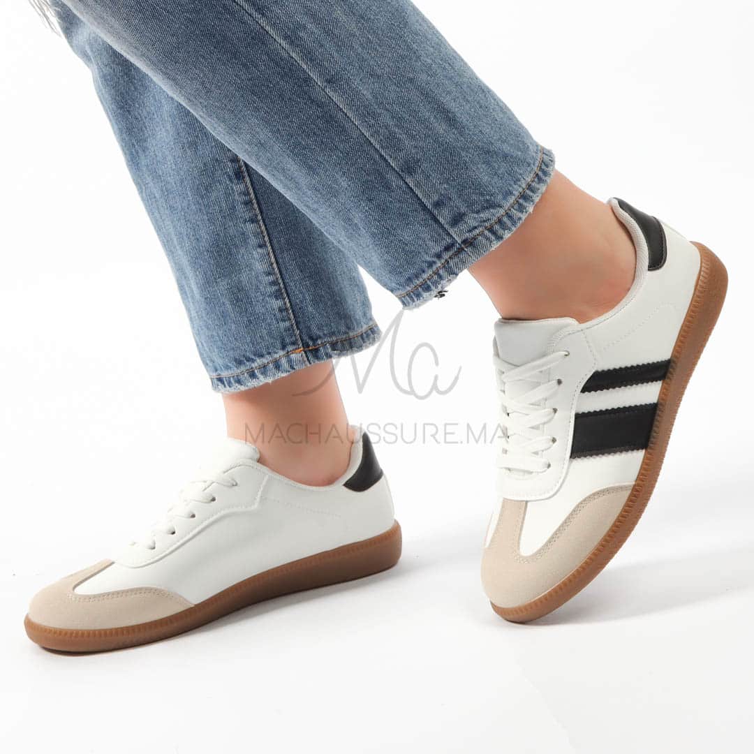 Fella – Baskets femmes en Blanc.