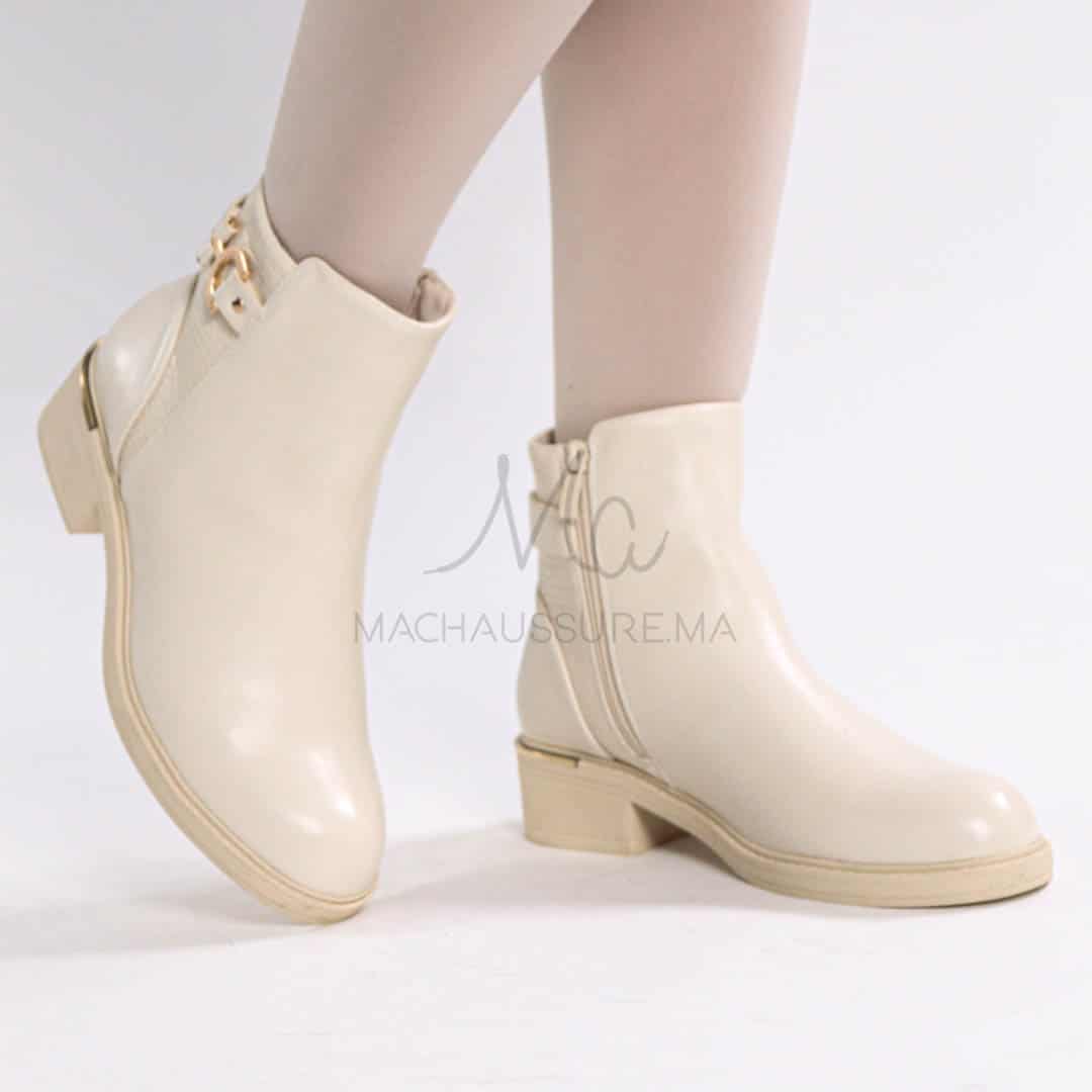 Rana – Bottines Femmes en Beige.