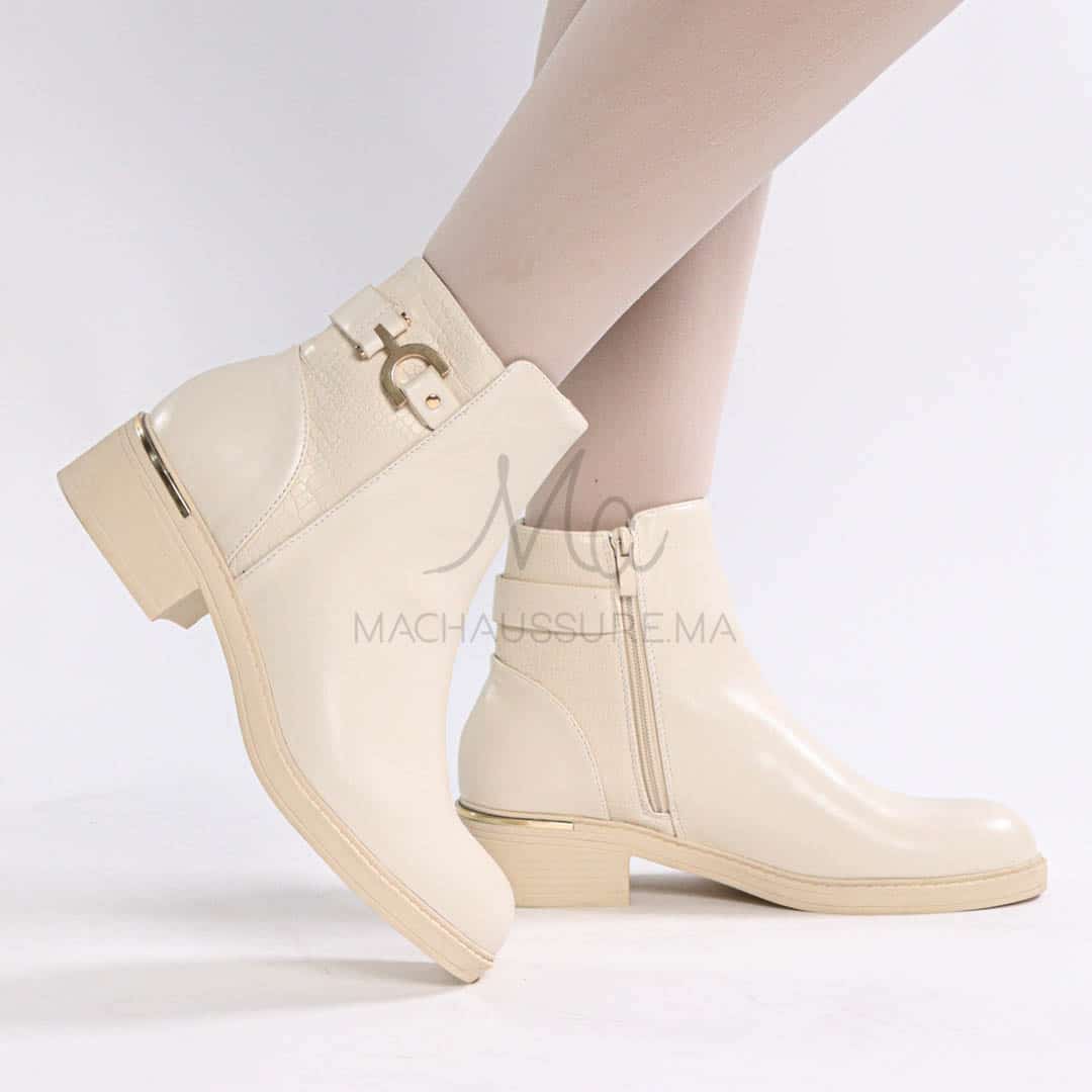 Rana – Bottines Femmes en Beige.