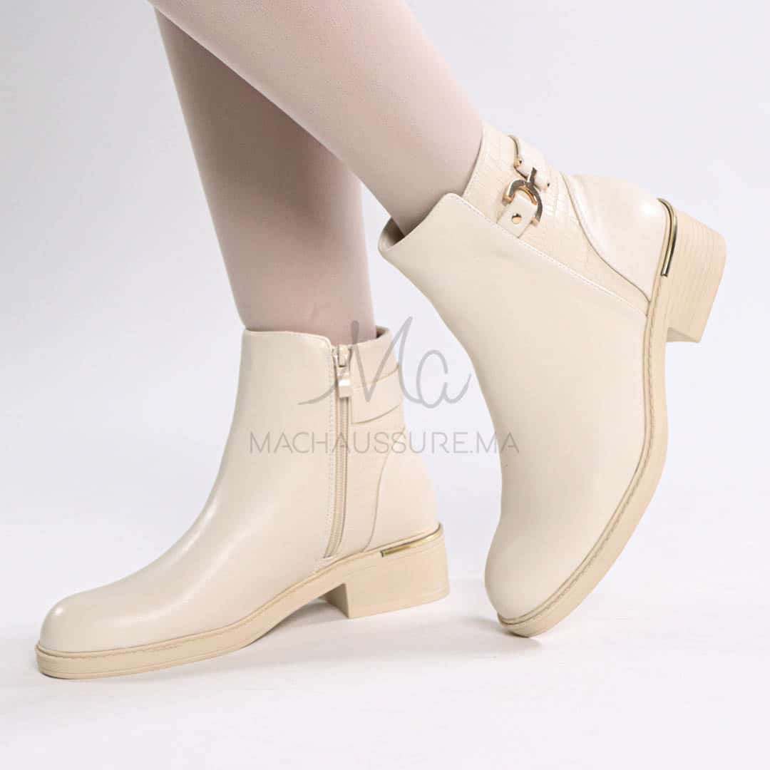 Rana – Bottines Femmes en Beige.