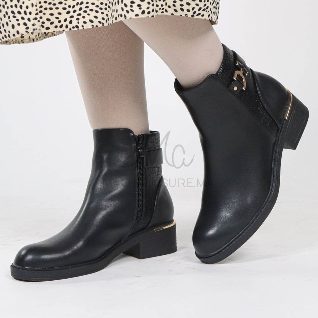 Rana – Bottines Femmes en Noir.