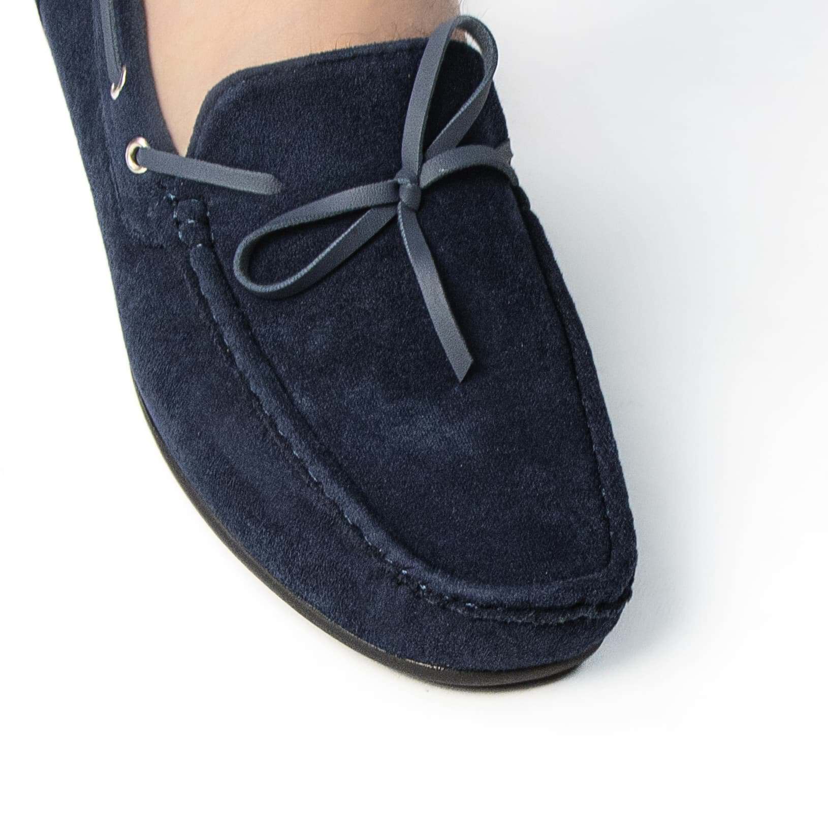 Escapade – Mocassins Hommes en Bleu.
