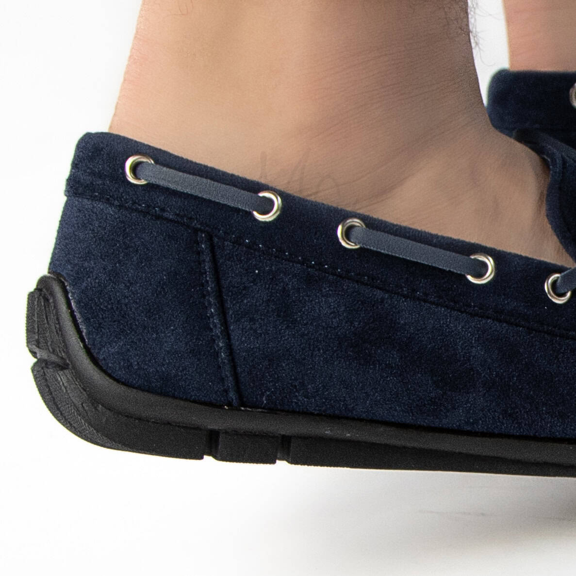 Escapade – Mocassins Hommes en Bleu.