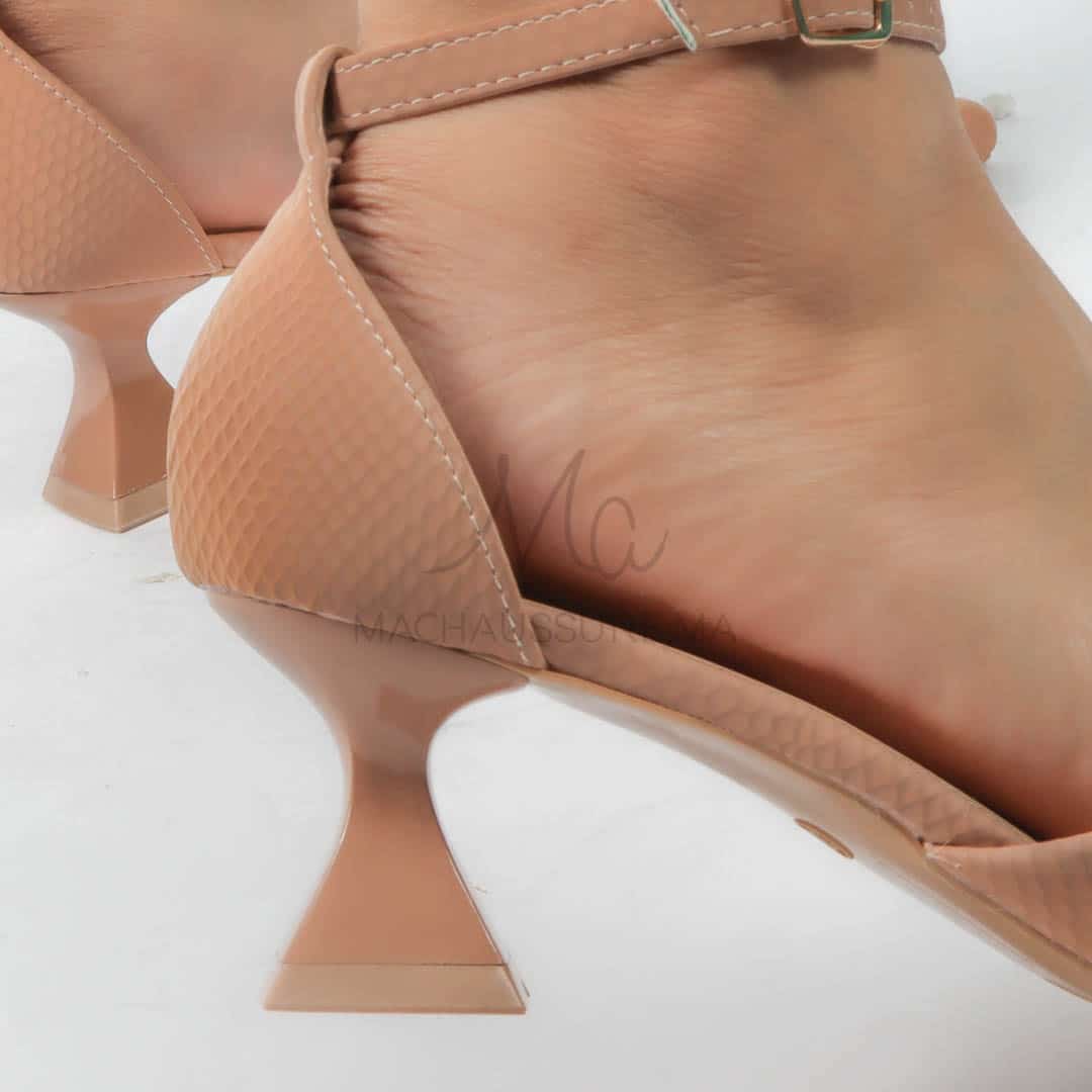 Pyrite - Escarpins femmes en Kaki.