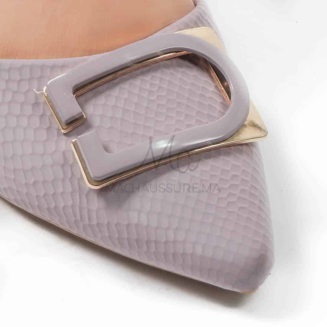 Pyrite - Escarpins femmes en Mauve.