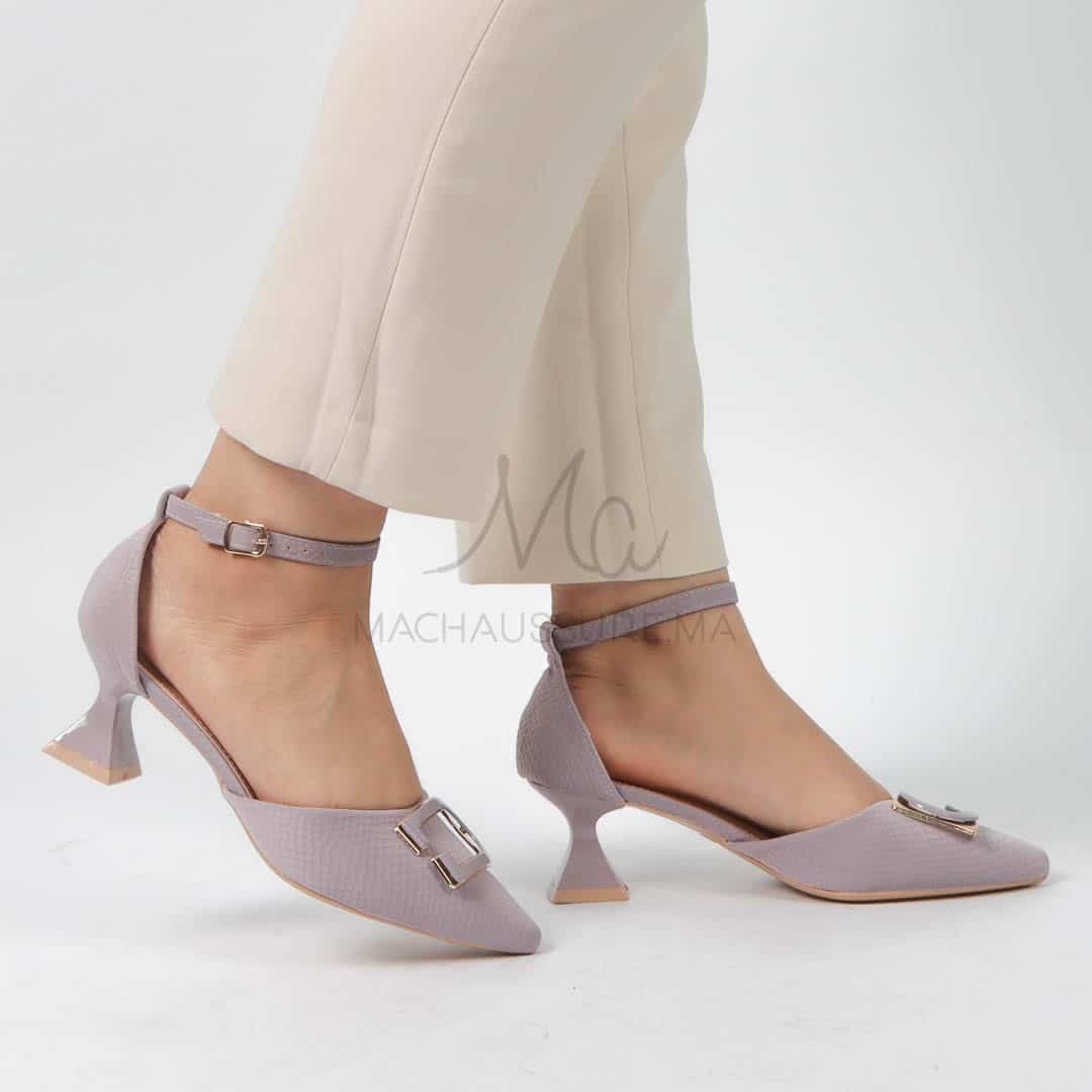 Pyrite - Escarpins femmes en Mauve.