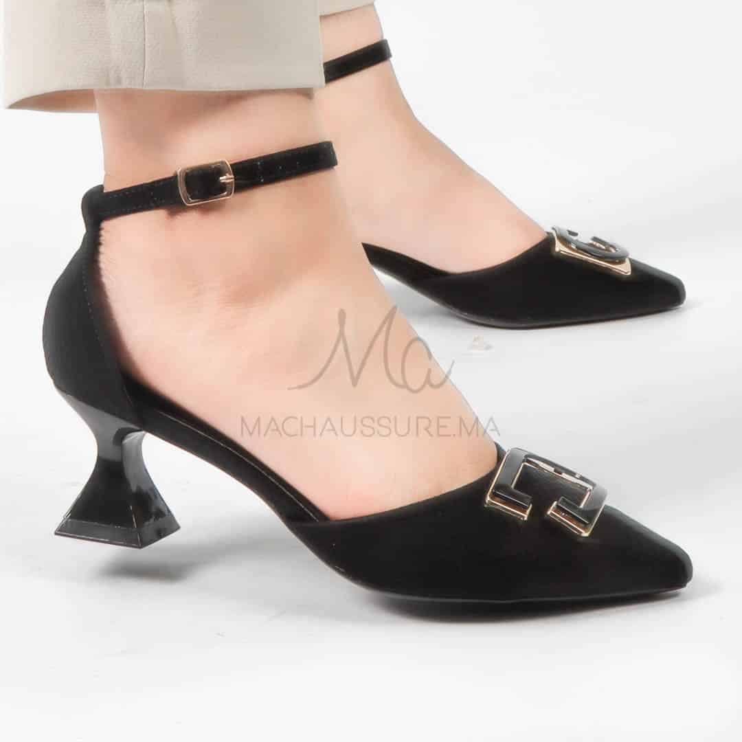Pyrite - Escarpins femmes en Noir.