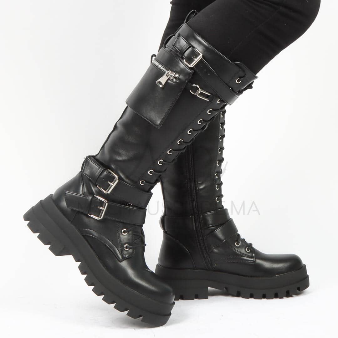 Ombre – Bottes Femmes en Noir.
