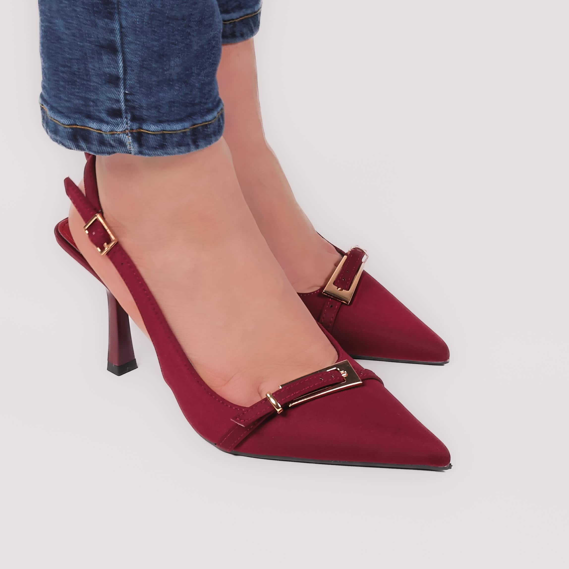 Aldjya – Escarpins Femmes en Bordeau.