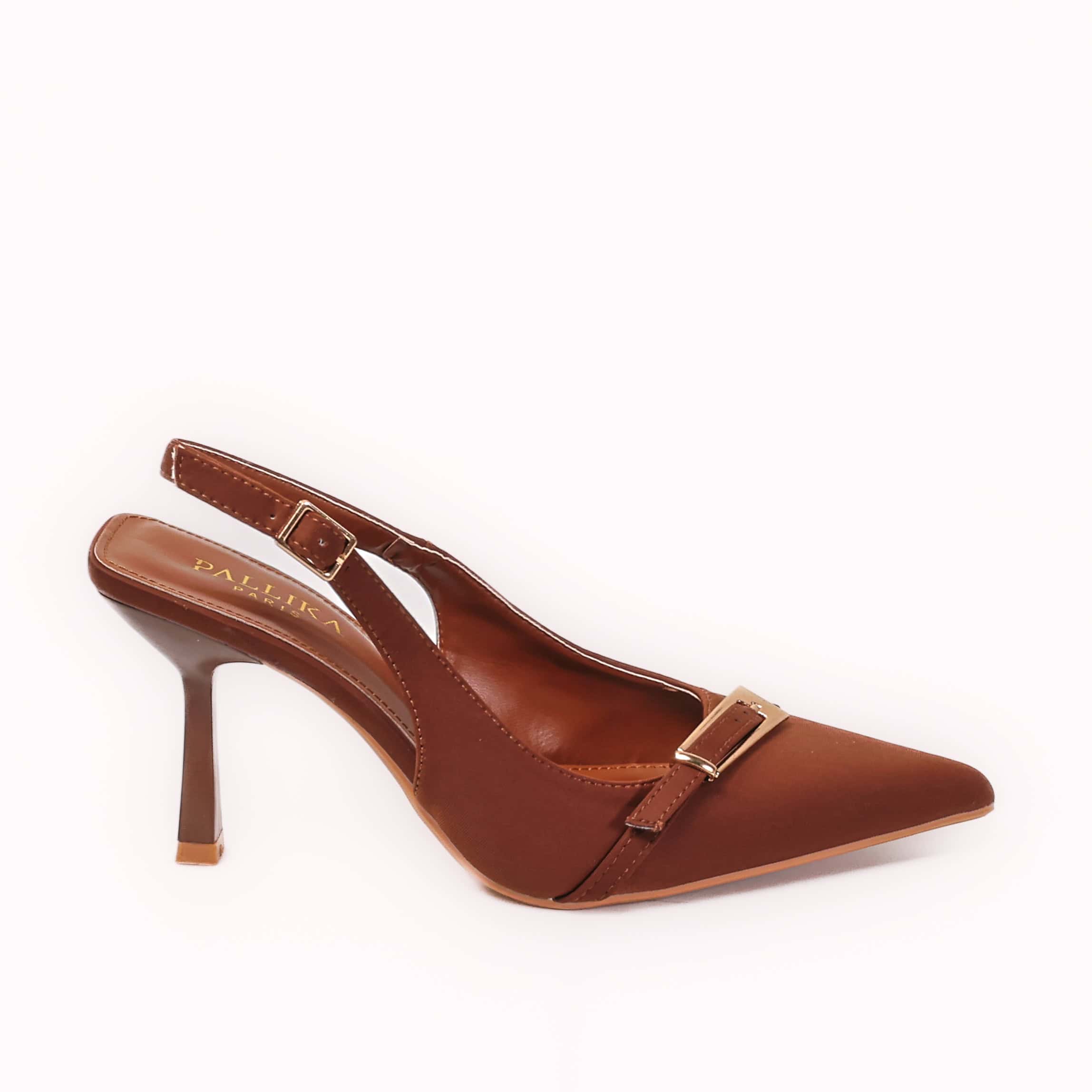 Aldjya – Escarpins Femmes en Tabac.