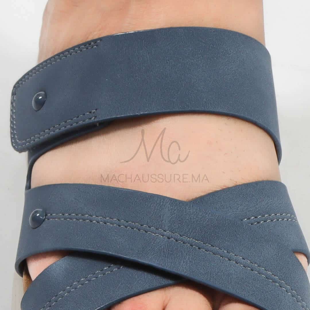 Epicéa – Sandales confortables en Bleu.
