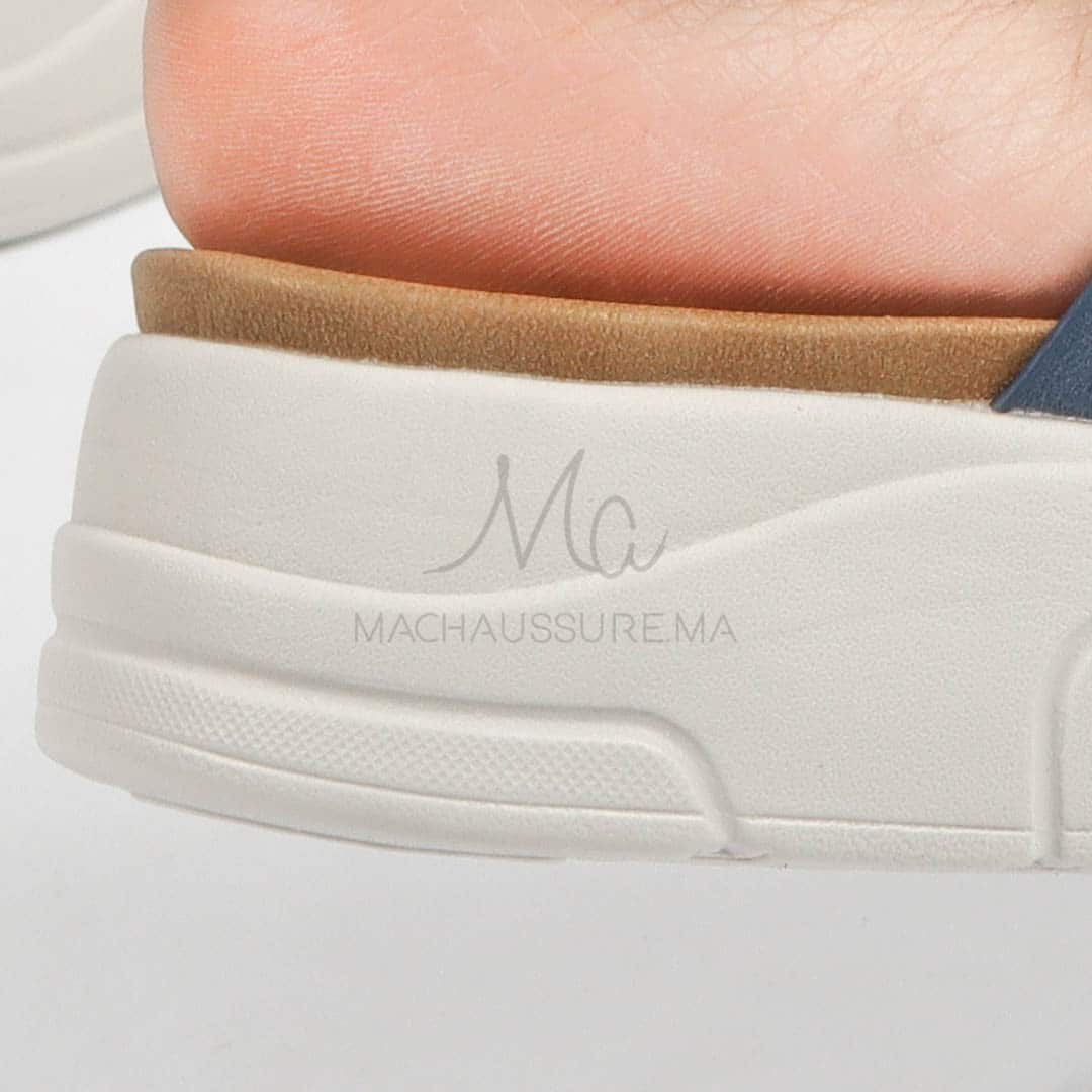 Epicéa – Sandales confortables en Bleu.