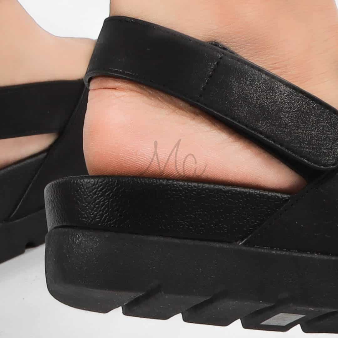 Orme – Sandales confortables en Noir.