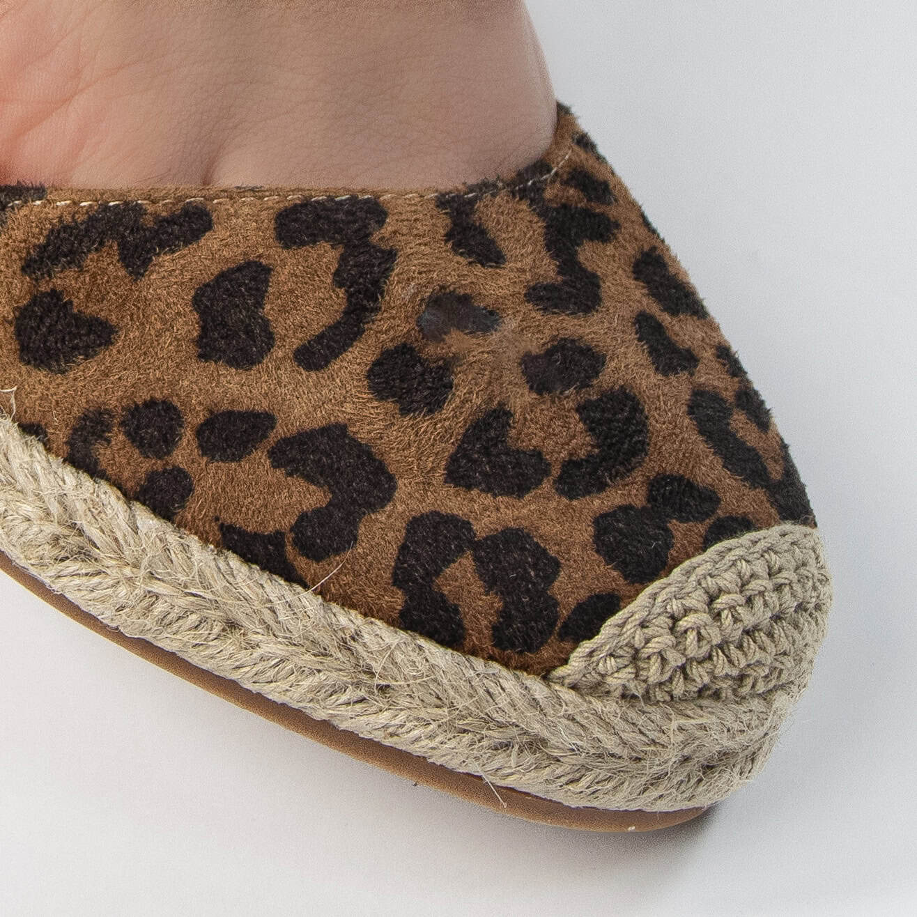 Bella Corda – Sandales compensées en Leopard.