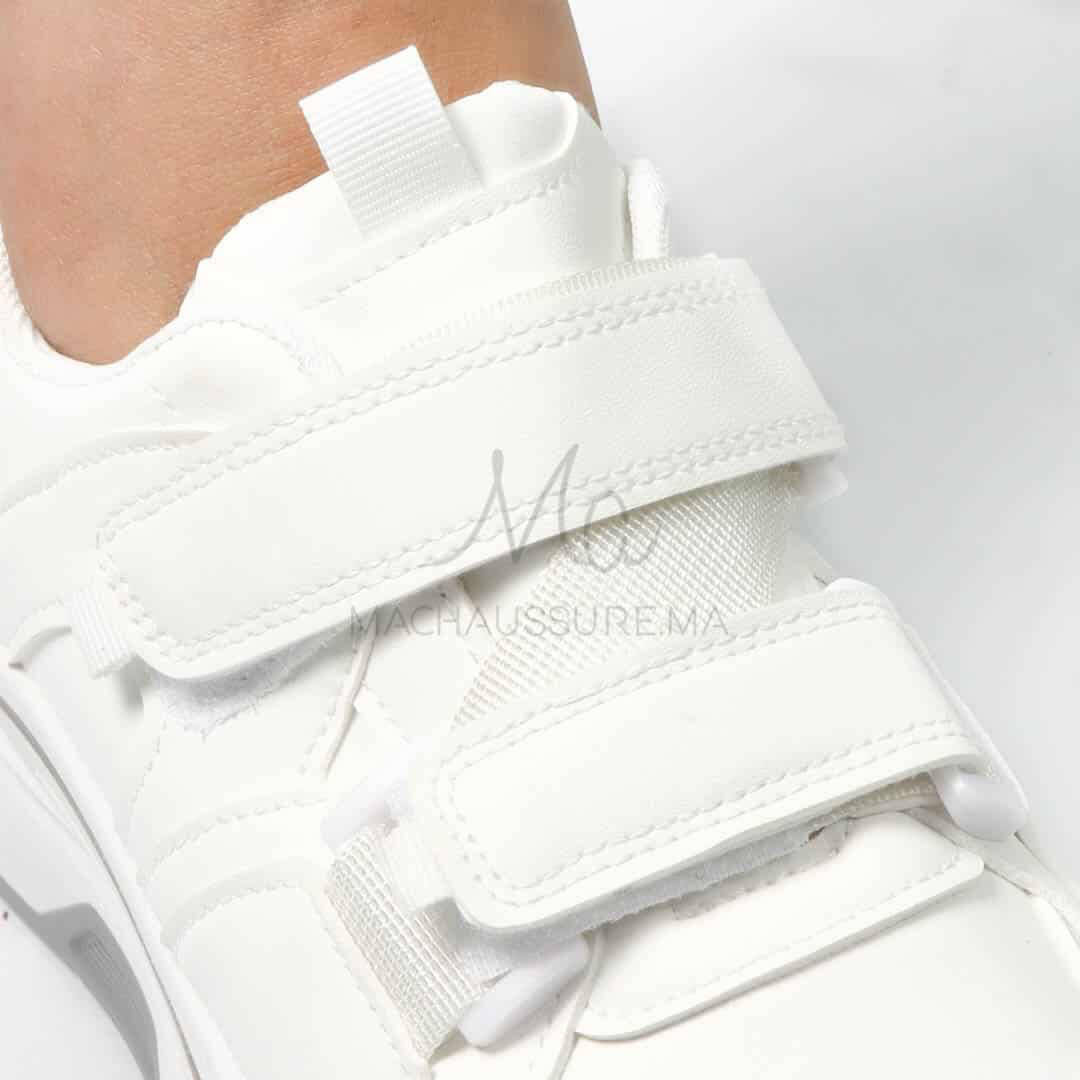 Camassia – Baskets femmes en Blanc.