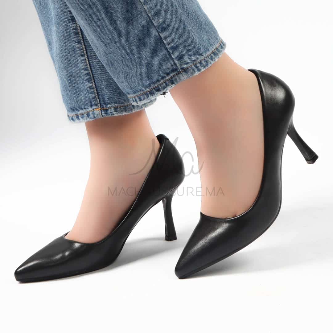 Gedy – Escarpins à talon en Noir.