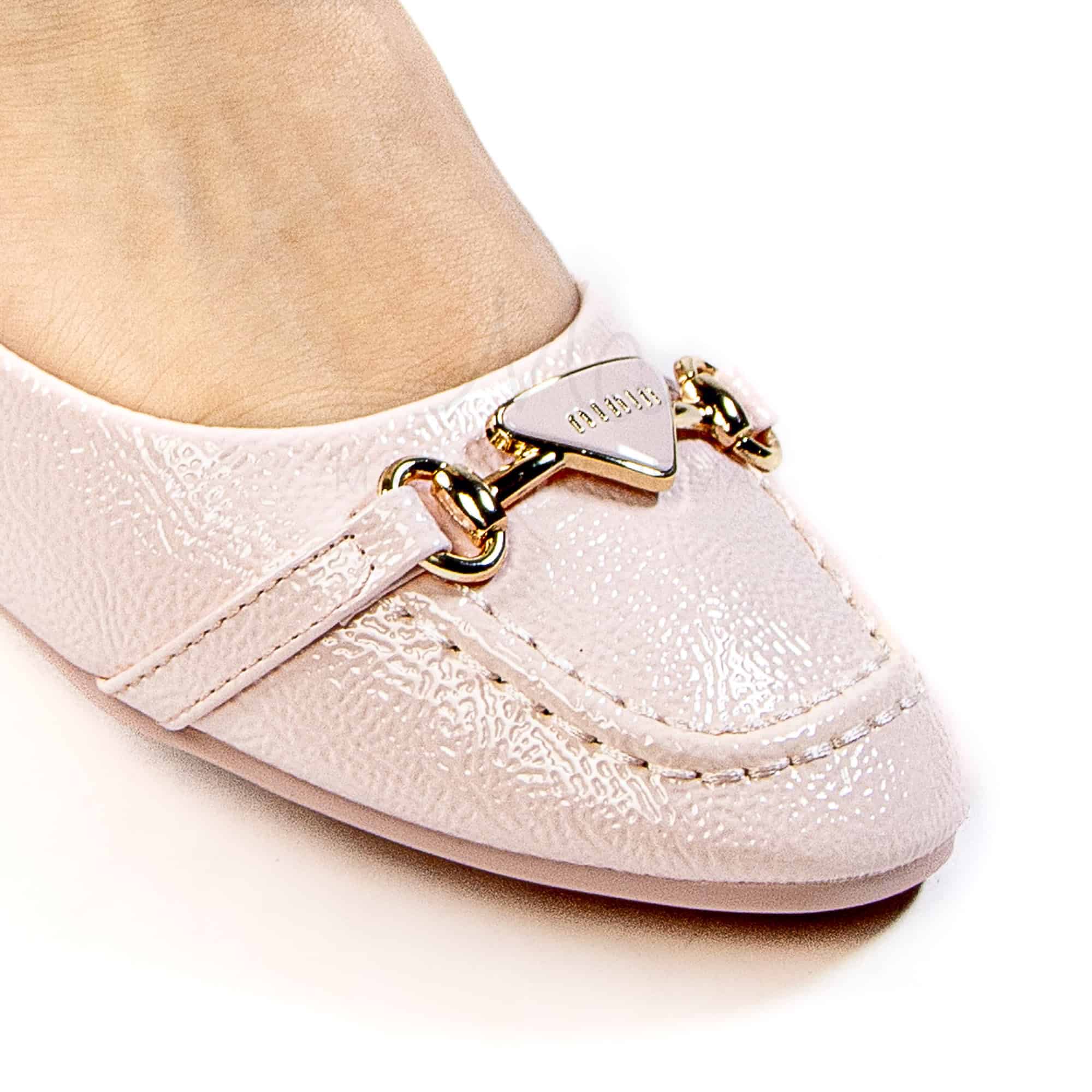 Fluorine - Mocassins femmes en Rose.
