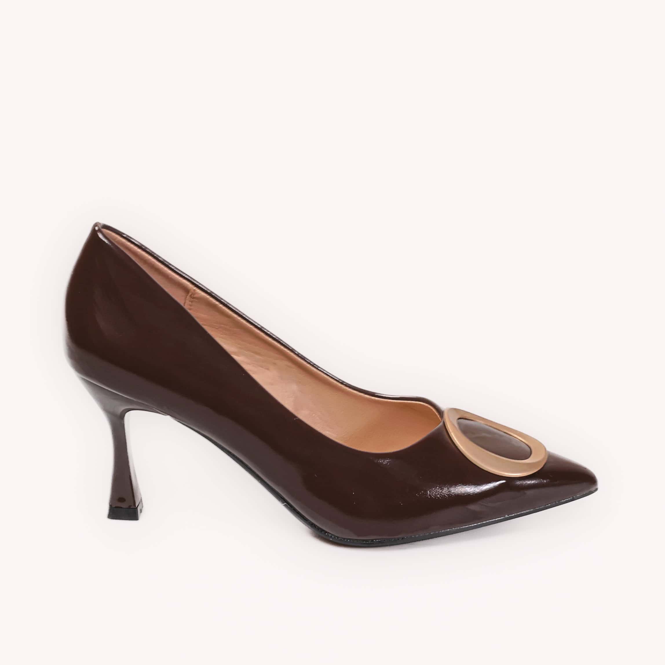 DIVA – Escarpins Femmes en Marron.