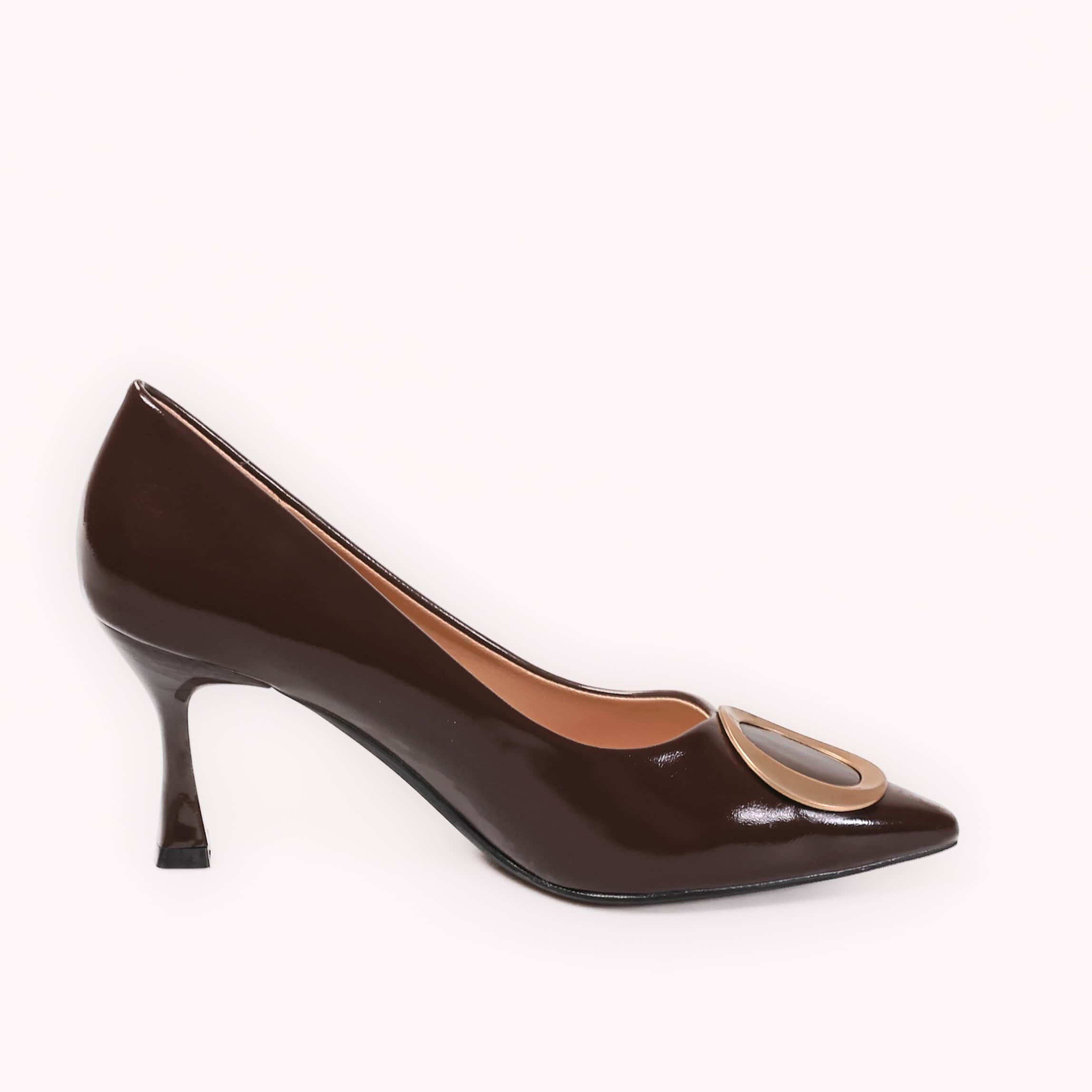 DIVA – Escarpins Femmes en Marron.