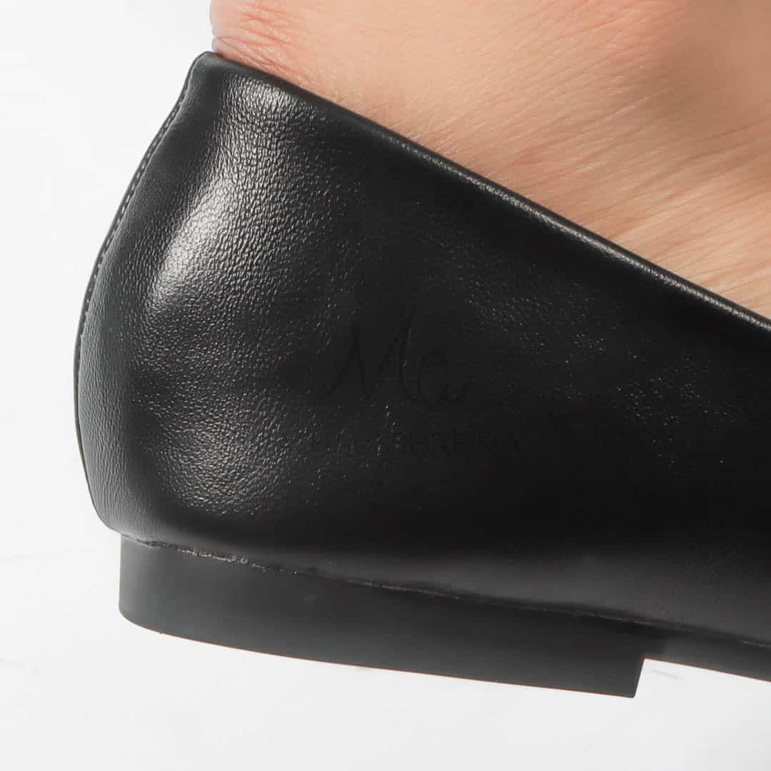 Jaspe - Mocassins femmes en Noir.