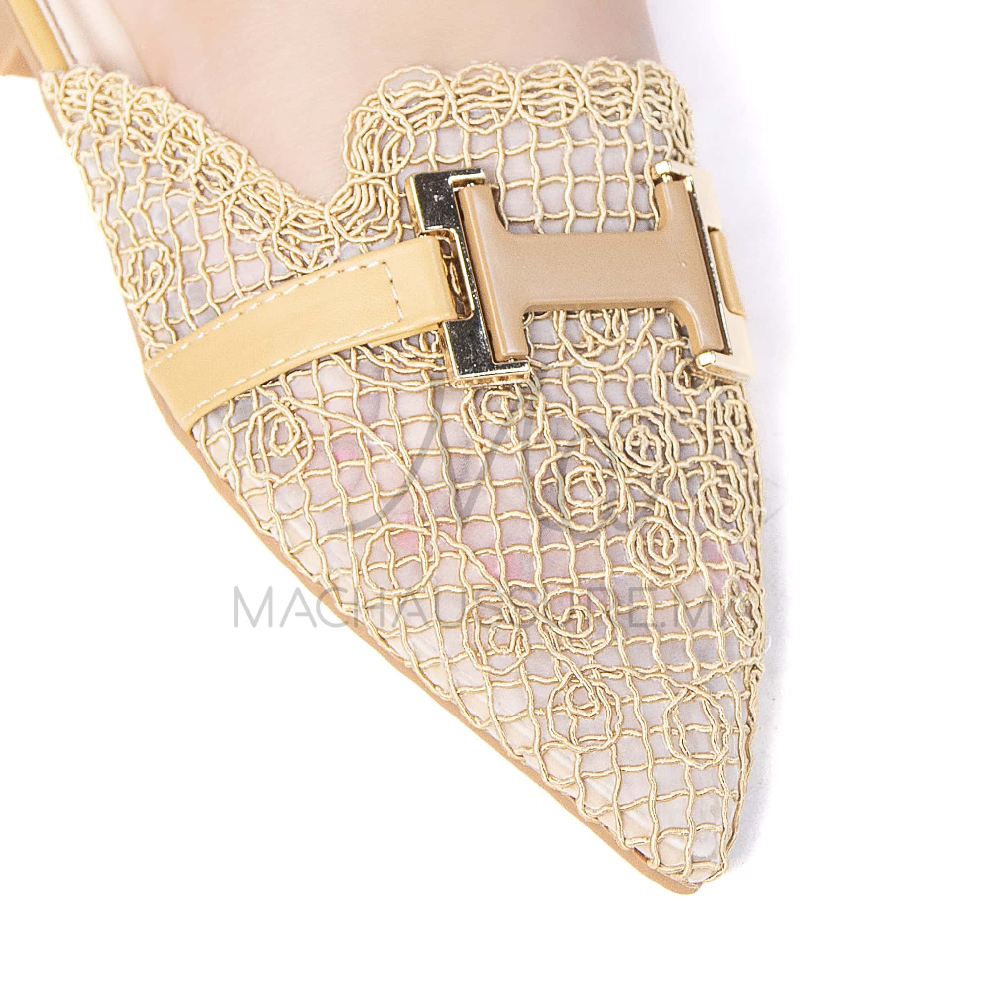 Janessa – Mules femmes en Kaki.