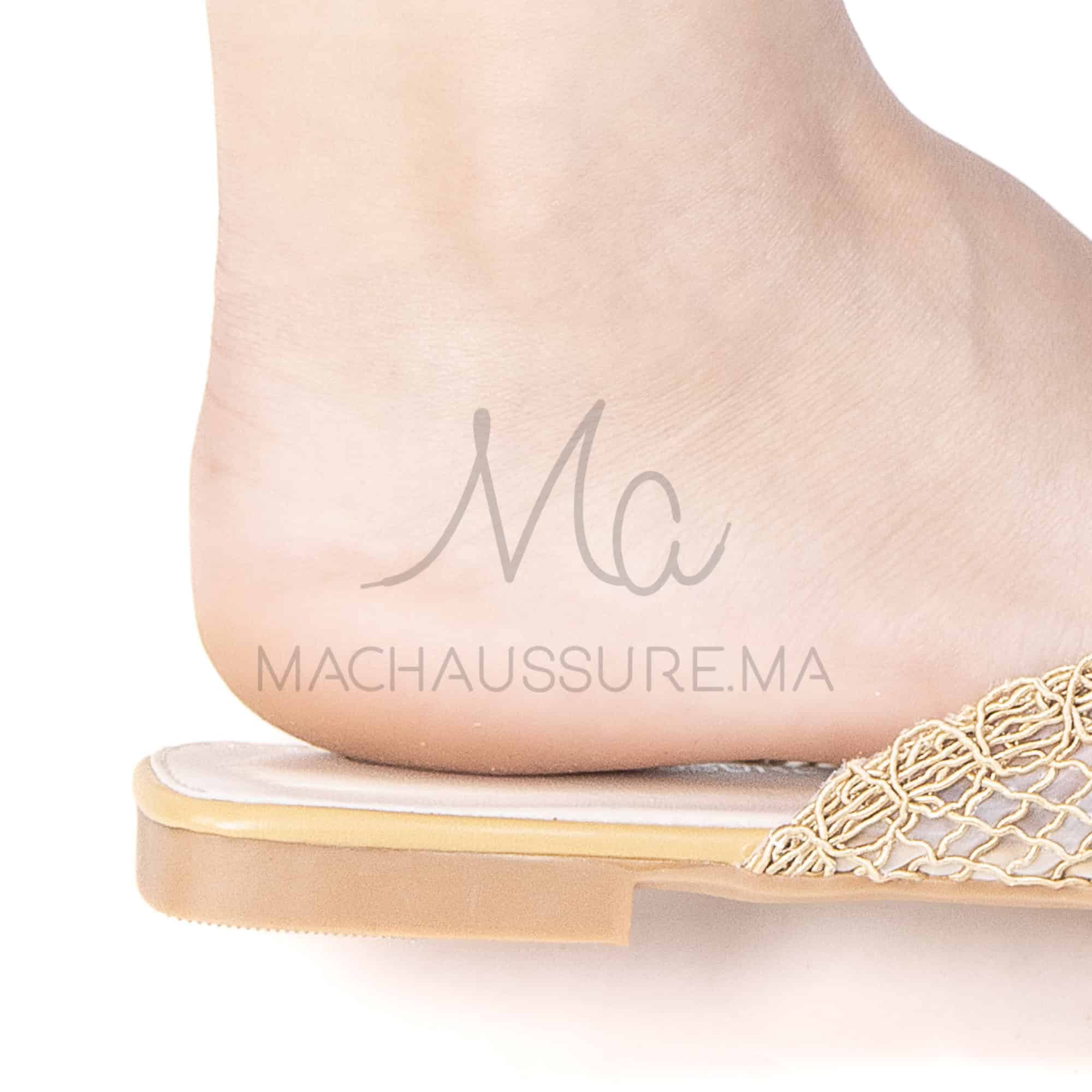 Janessa – Mules femmes en Kaki.