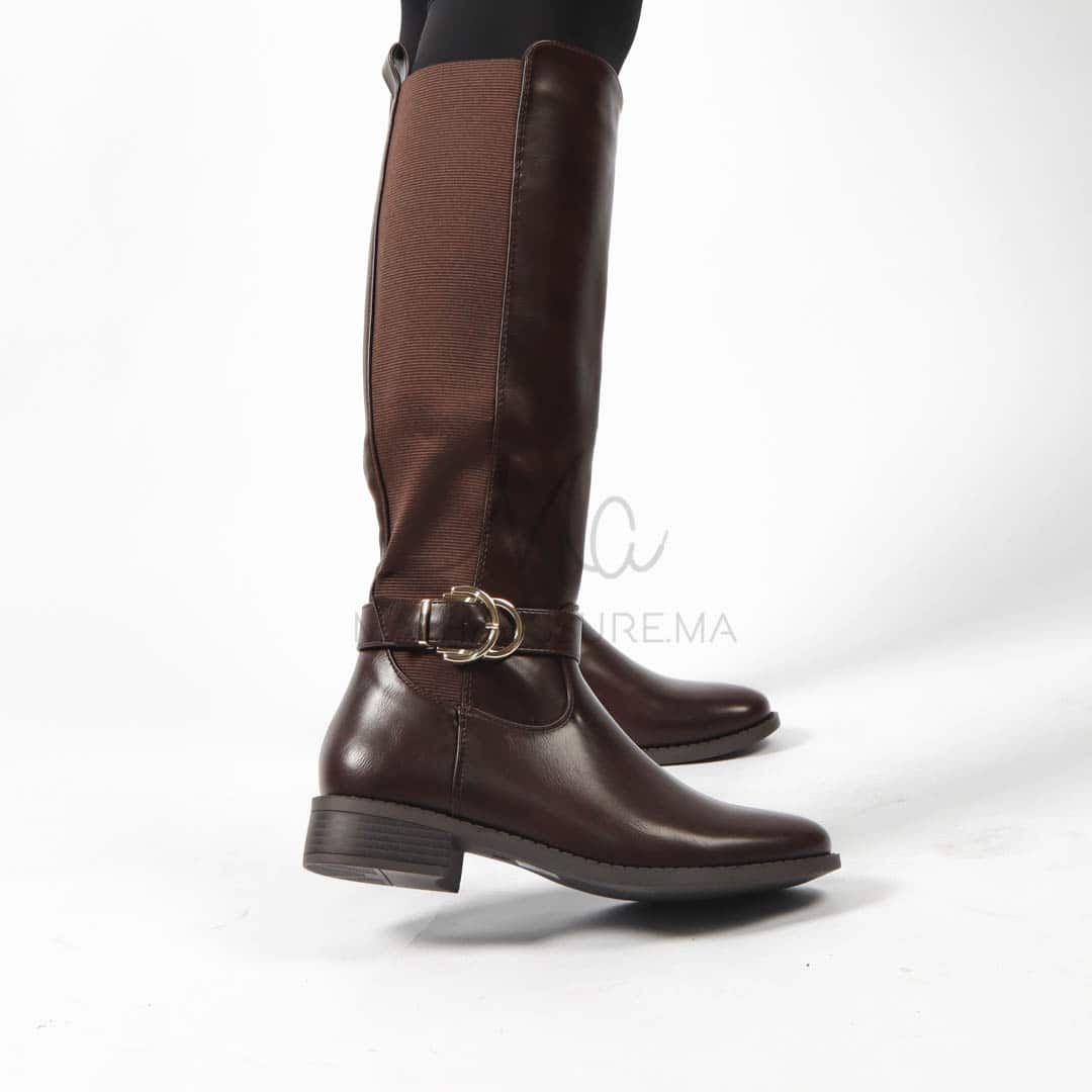Atlas – Bottes femmes en Marron.